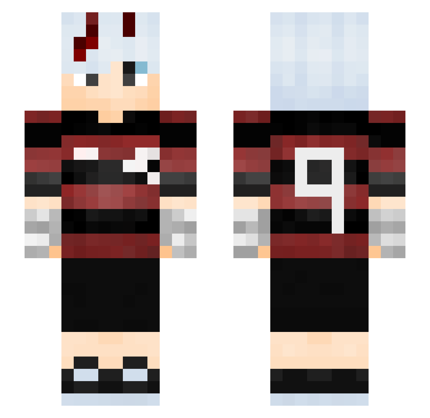 kayekyoriginal Minecraft skin, front and back view