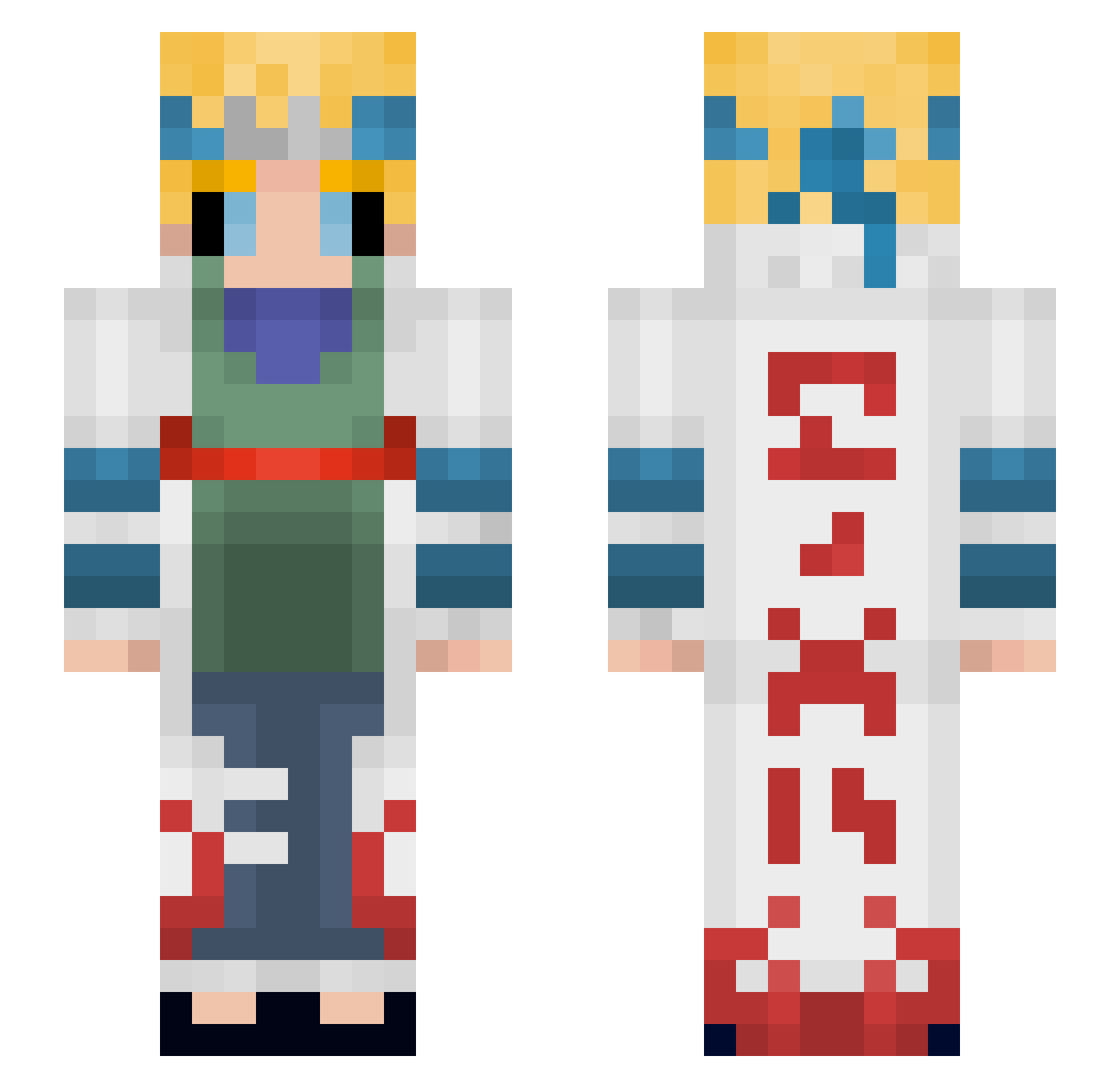 warri0r_ Minecraft skin, front and back view