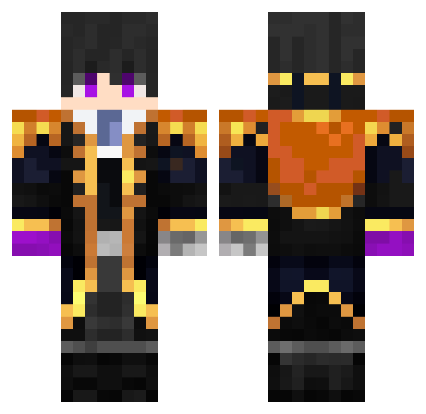 Termosimone24 Minecraft skin, front and back view