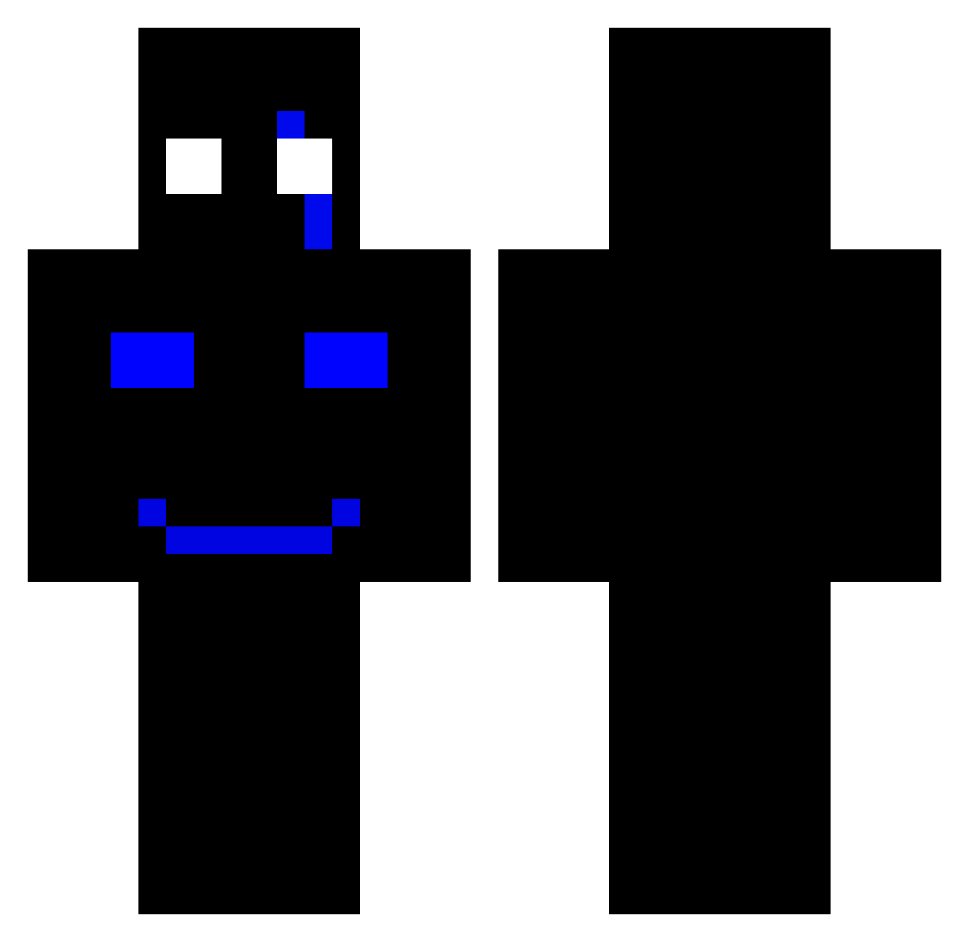 kopermvp1 Minecraft skin, front and back view