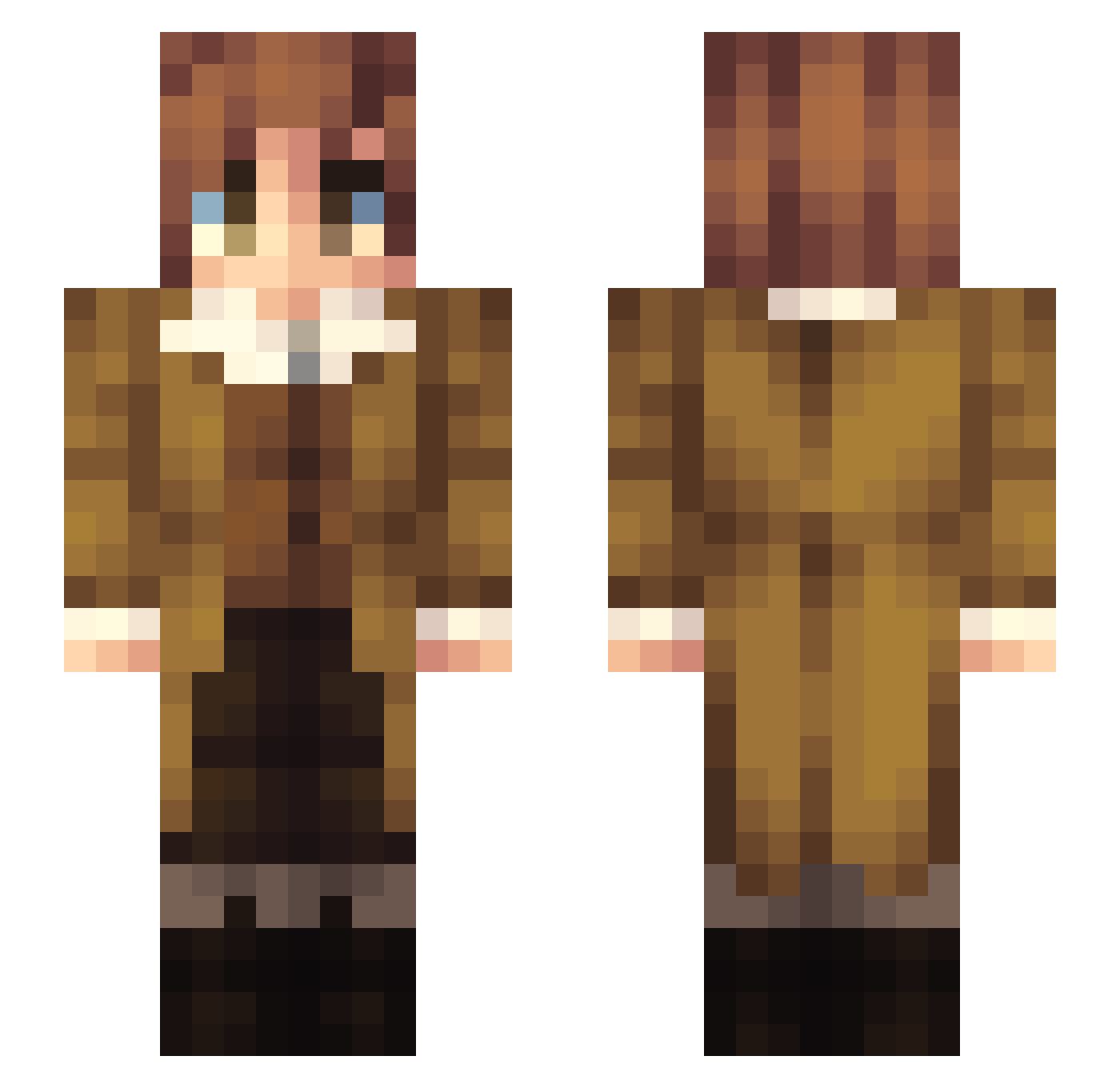 Eugene_Winterino Minecraft skin, front and back view