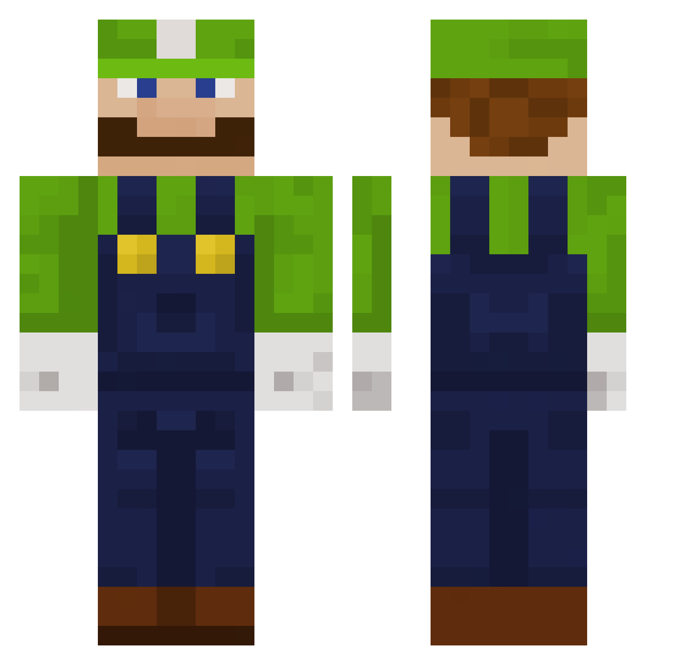 CTL_ Minecraft skin, front and back view