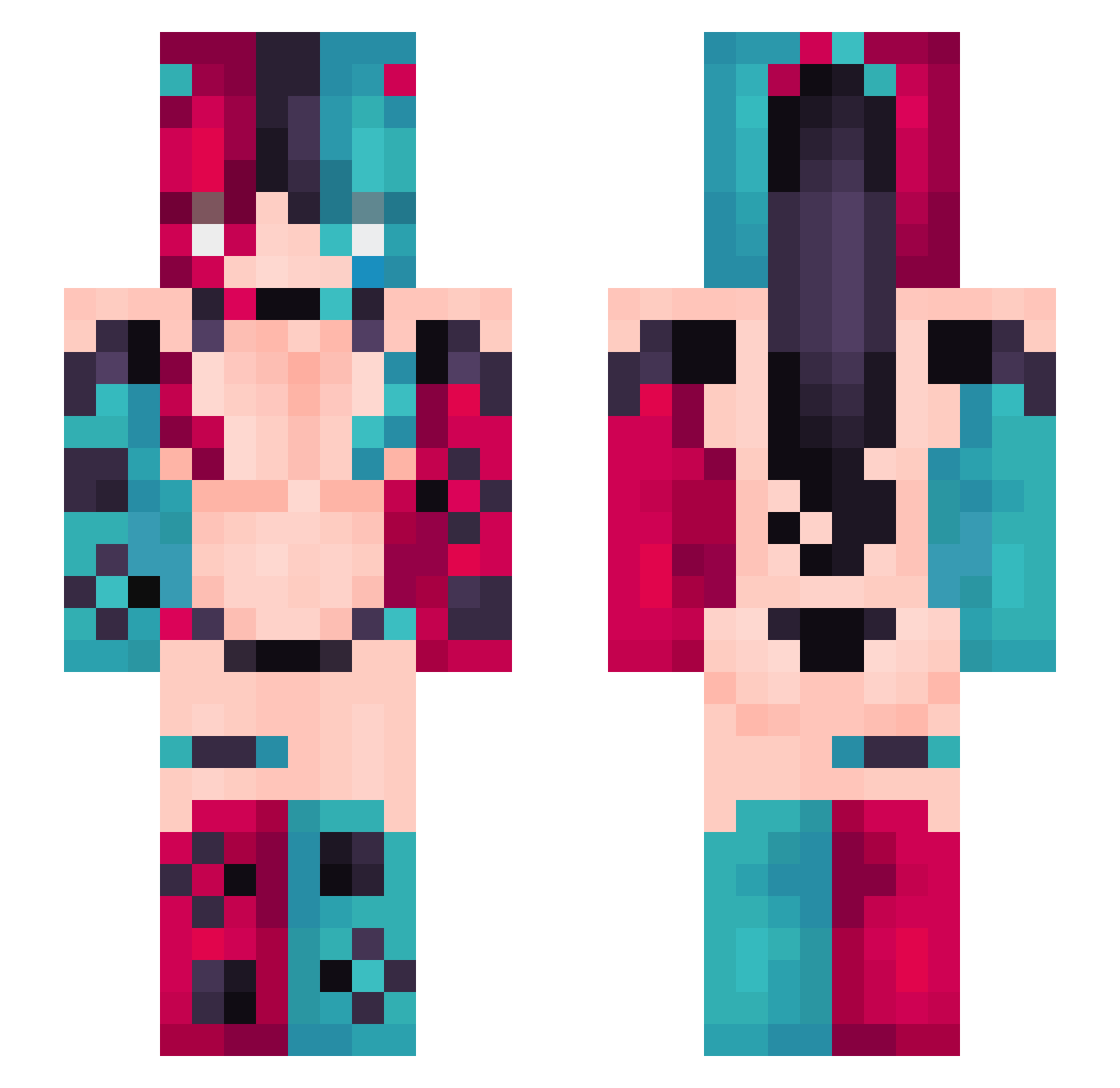 anthony_123br Minecraft skin, front and back view