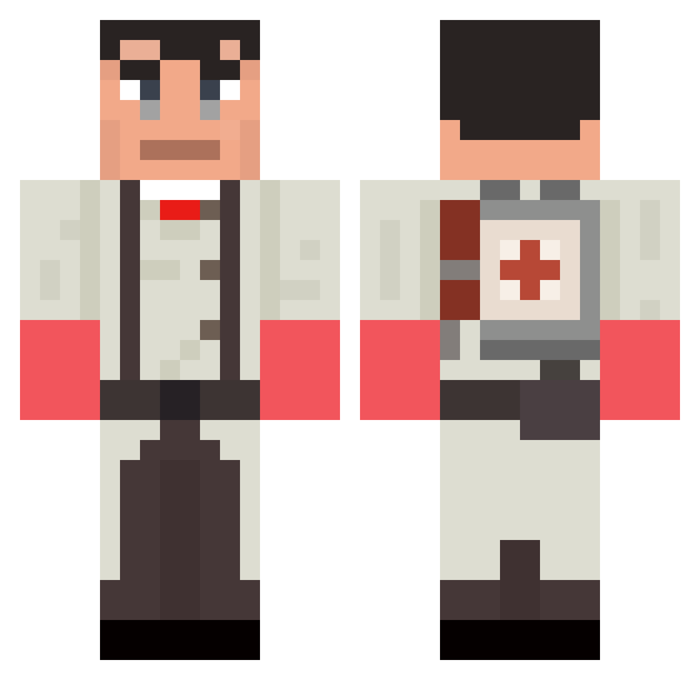 swayz_e Minecraft skin, front and back view
