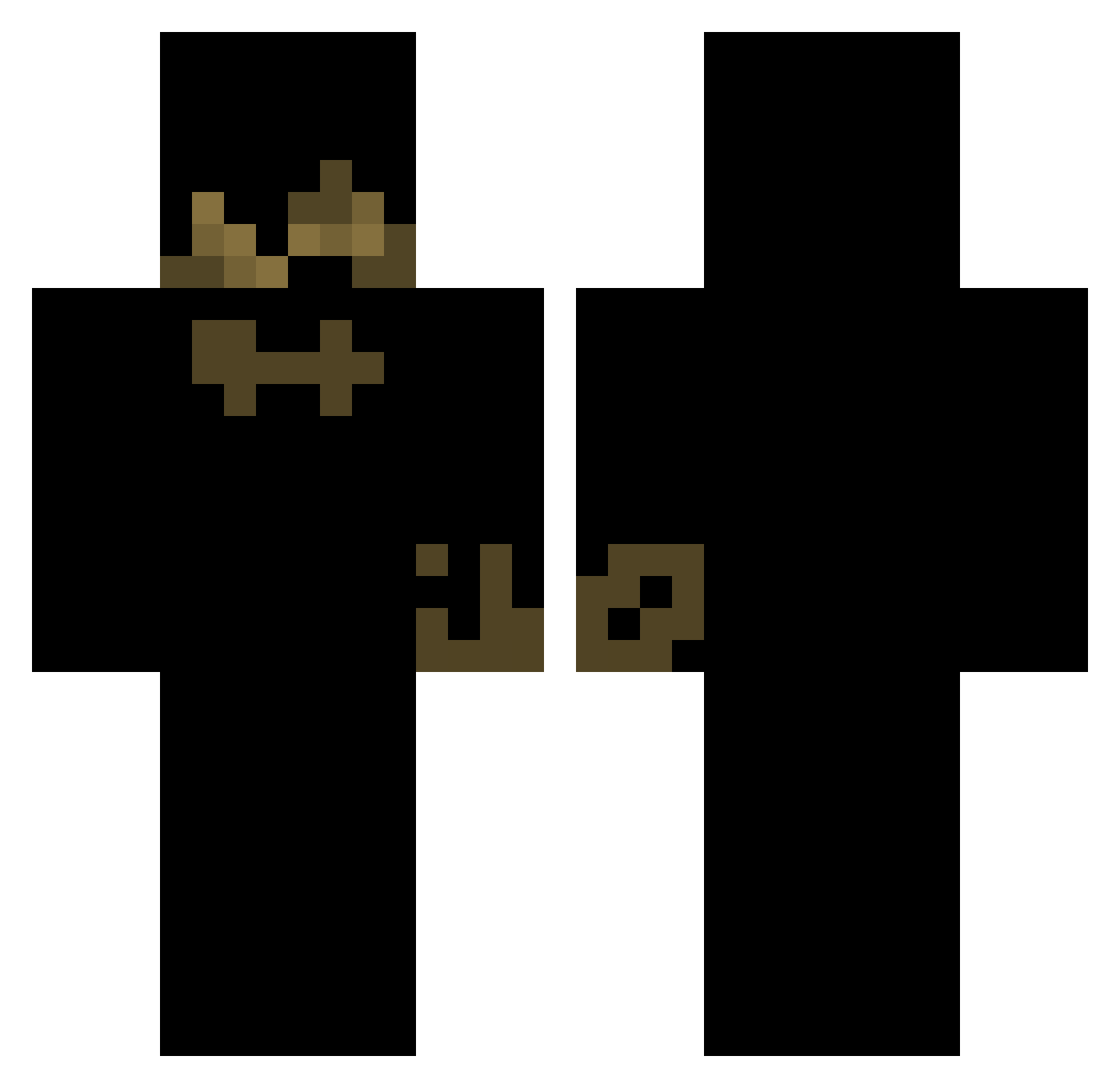 DeXp_ Minecraft skin, front and back view