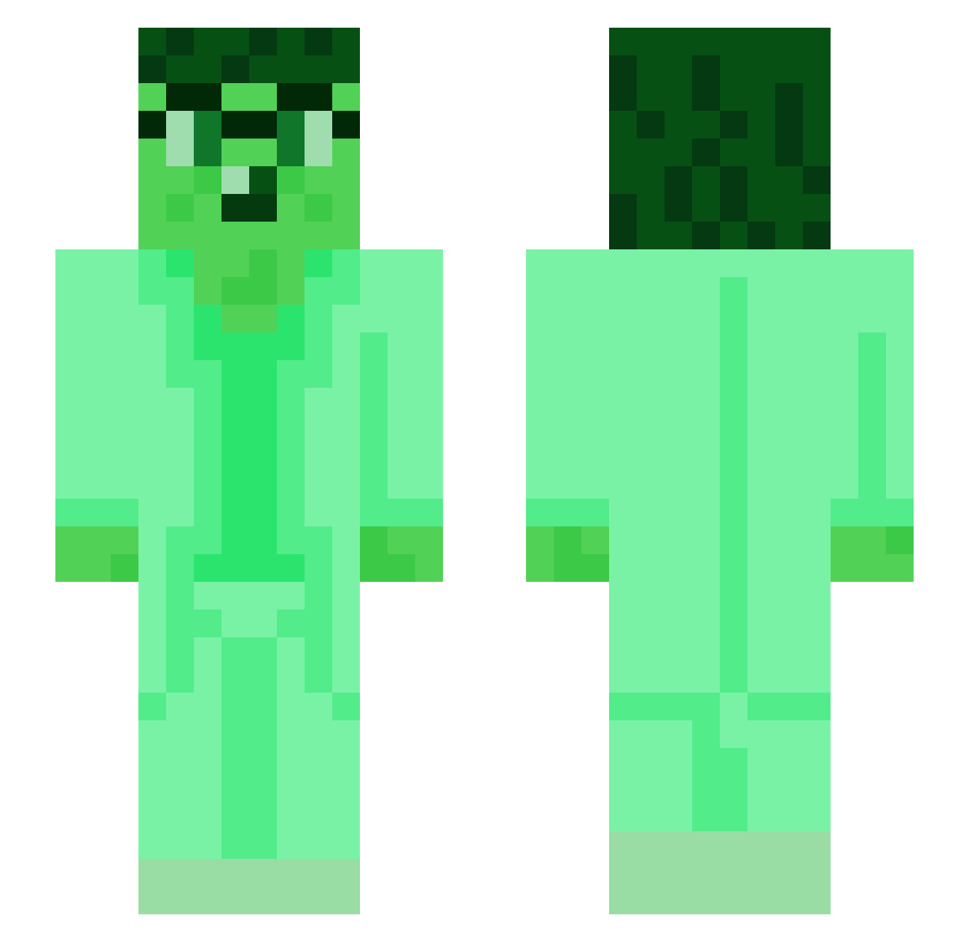 Tulag3 Minecraft skin, front and back view