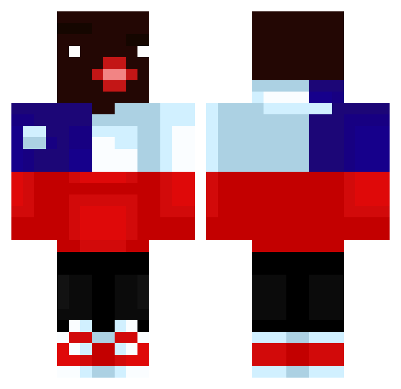 _manitara_ Minecraft skin, front and back view