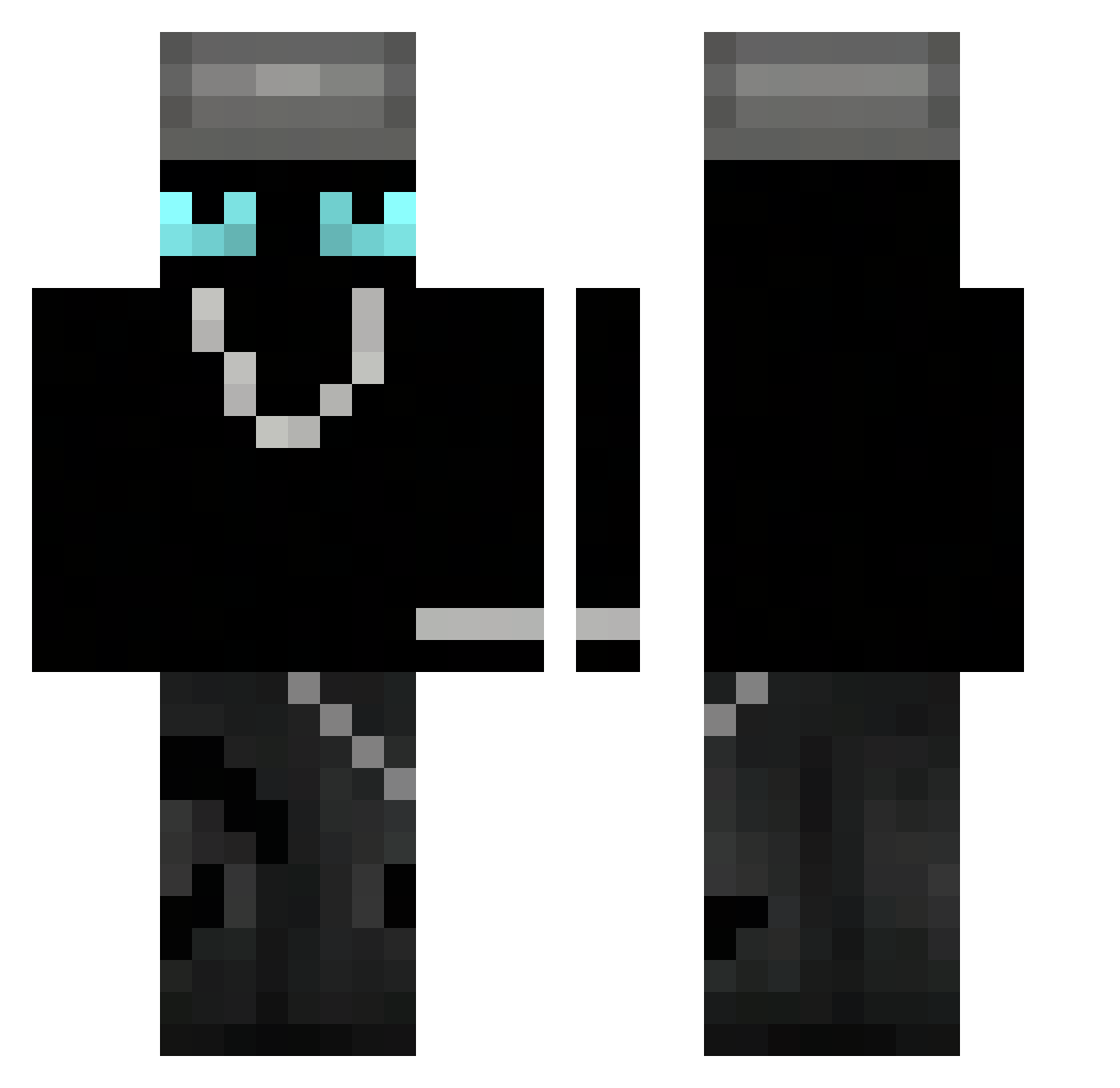 Xpierog231 Minecraft skin, front and back view