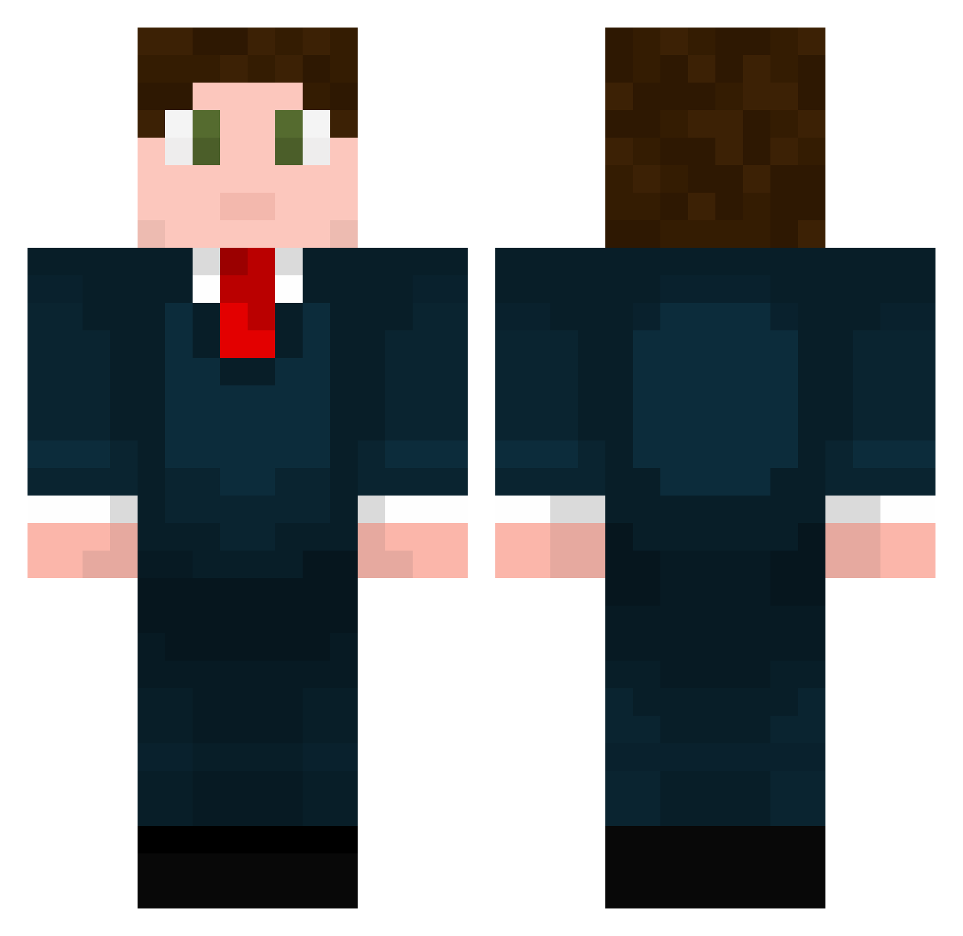 jackyboi88 Minecraft skin, front and back view
