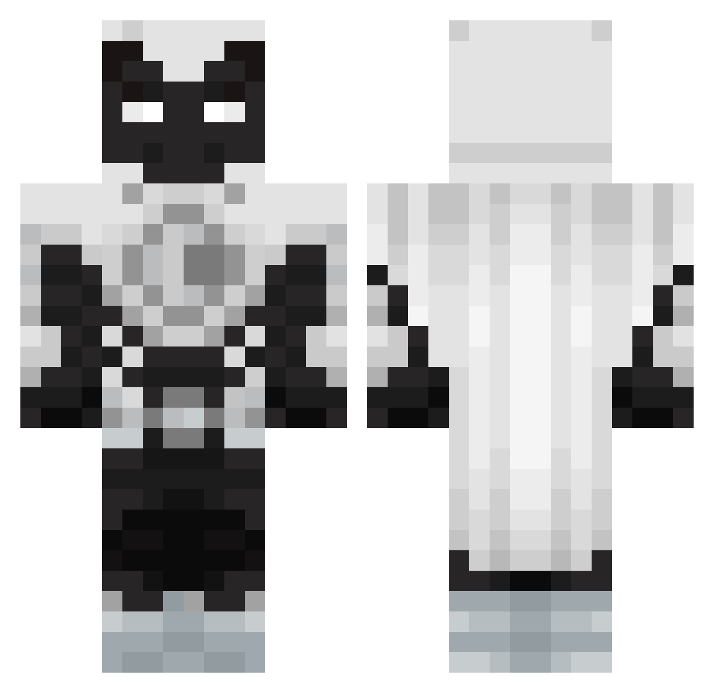 MeisOJSimpson Minecraft skin, front and back view