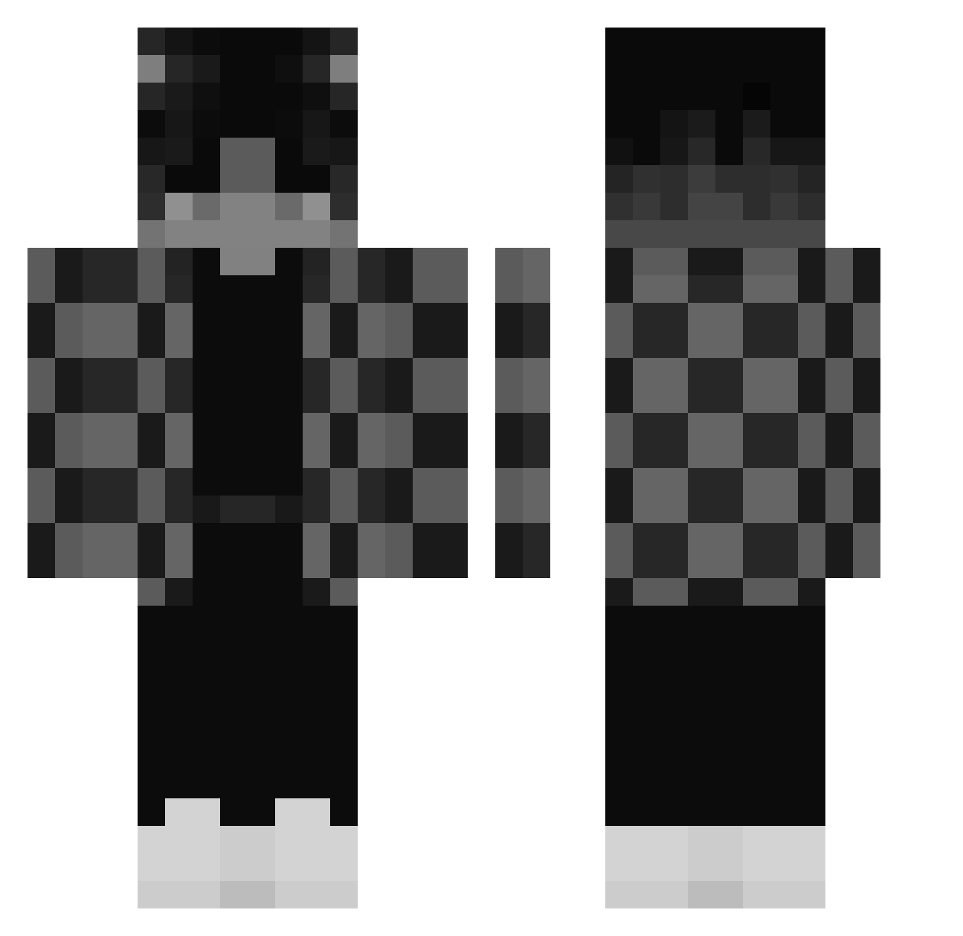 LaSauce_Aik0 Minecraft skin, front and back view