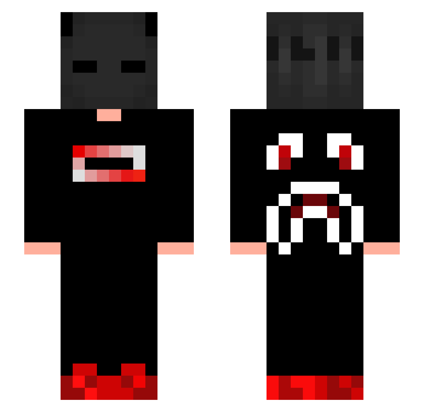 3adl_shkl Minecraft skin, front and back view