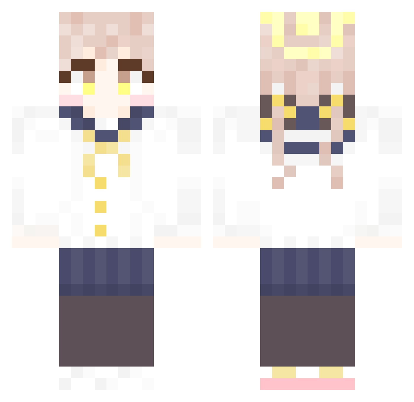 ScaryCombat88350 Minecraft skin, front and back view