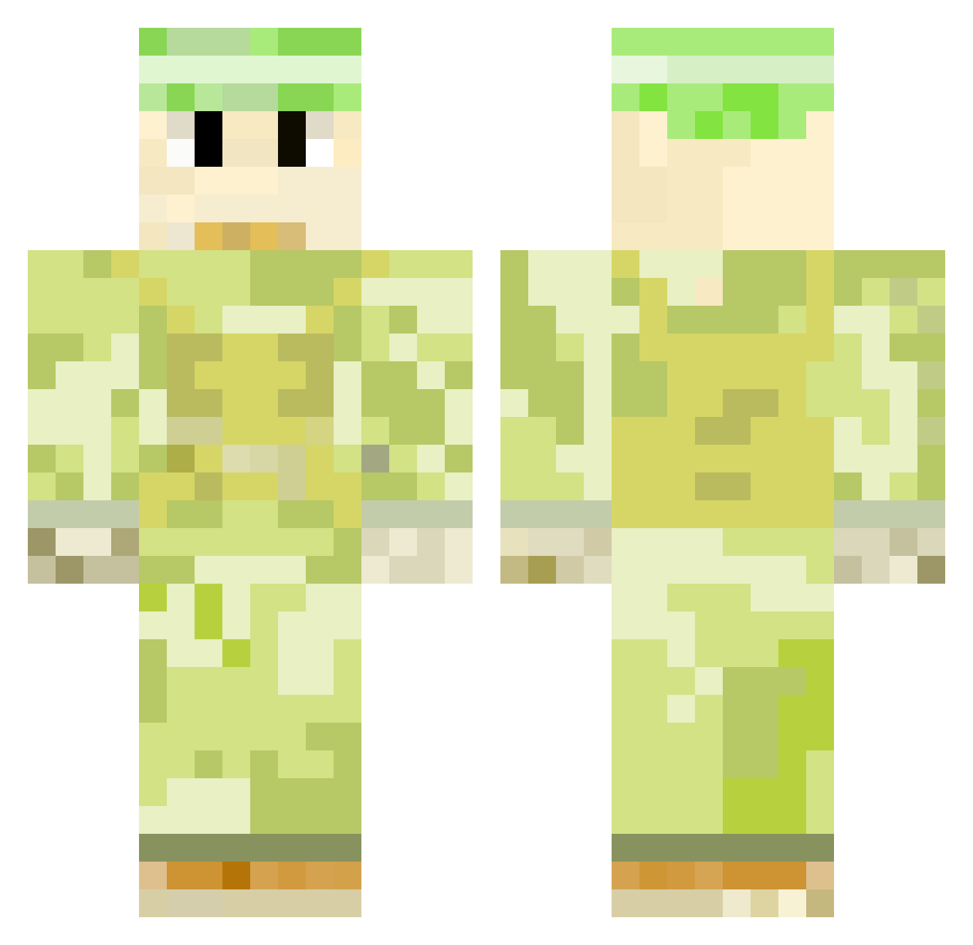 LAthKilL Minecraft skin, front and back view