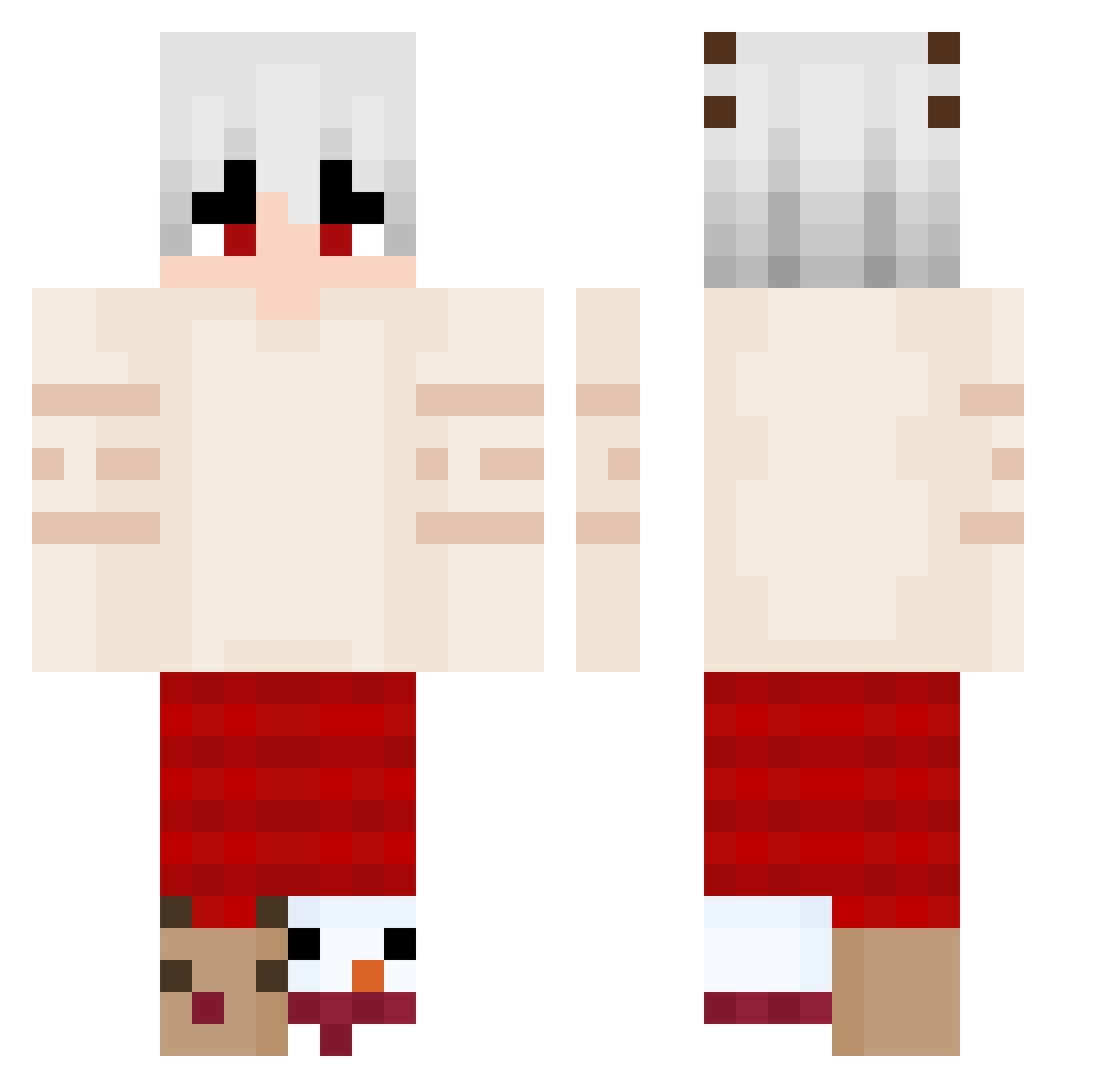 C4lexby7_ Minecraft skin, front and back view