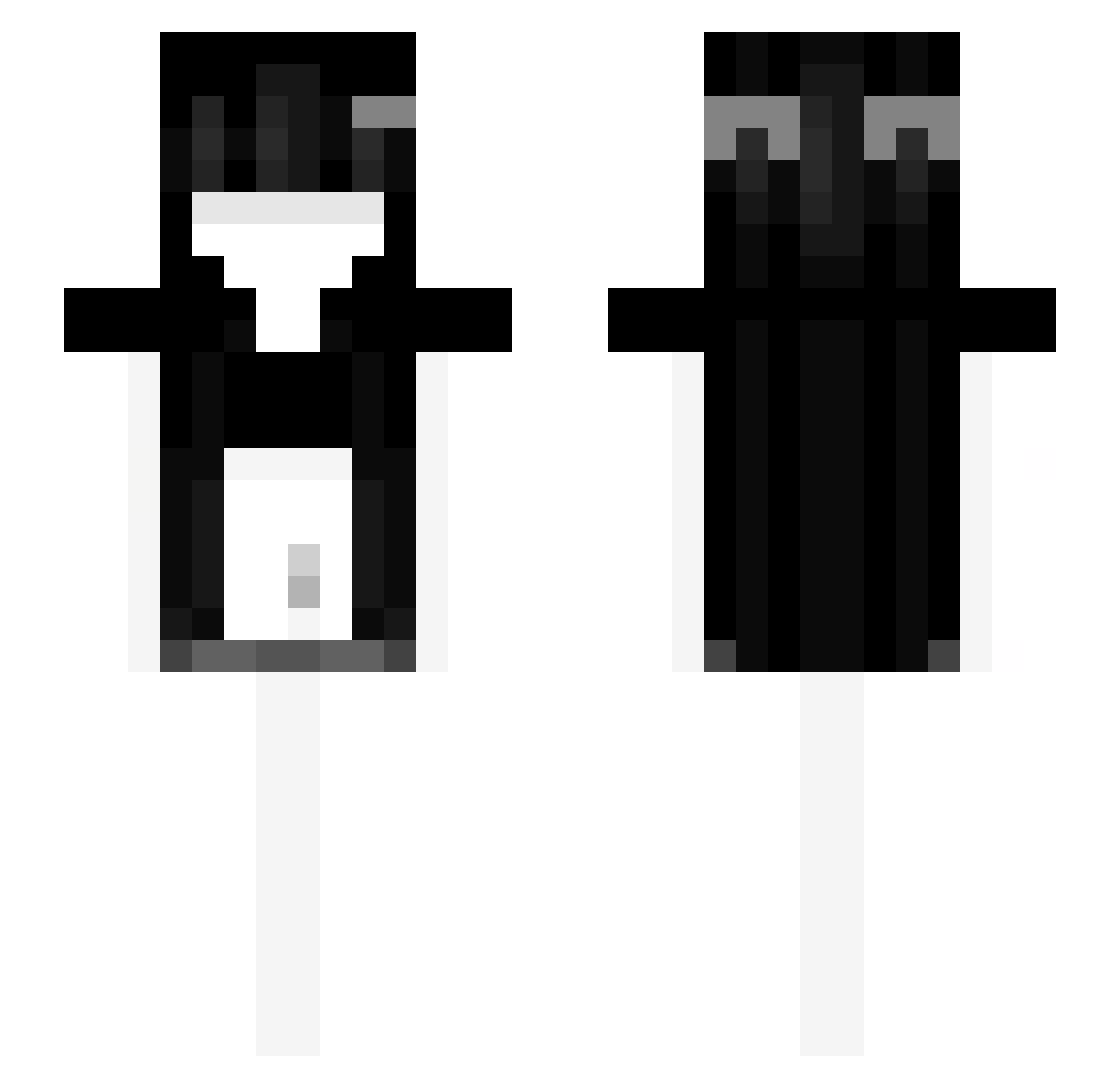 meowmeowmeowmaow Minecraft skin, front and back view