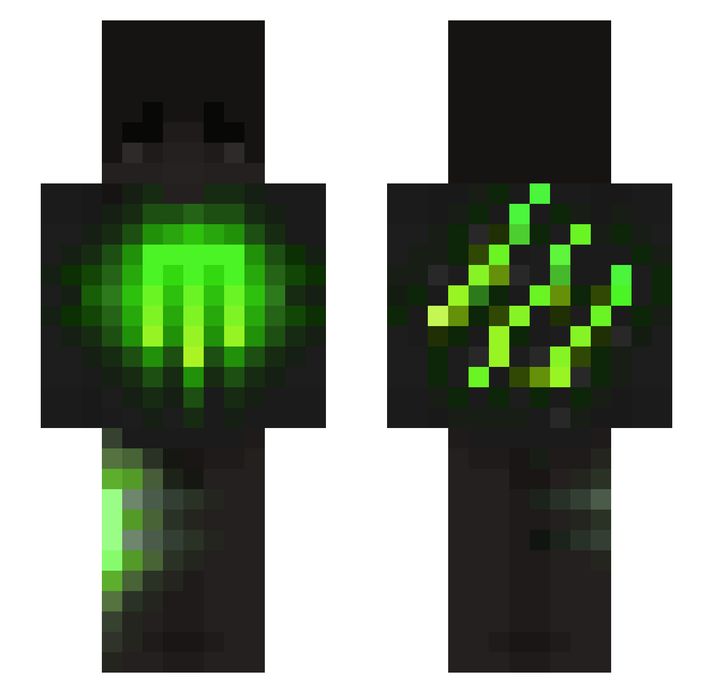 callmewahtever Minecraft skin, front and back view