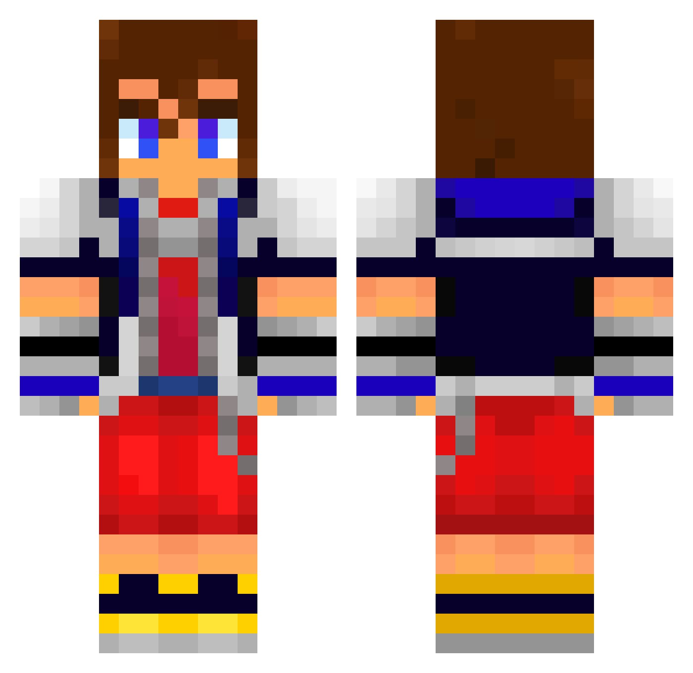 daniel171201 Minecraft skin, front and back view