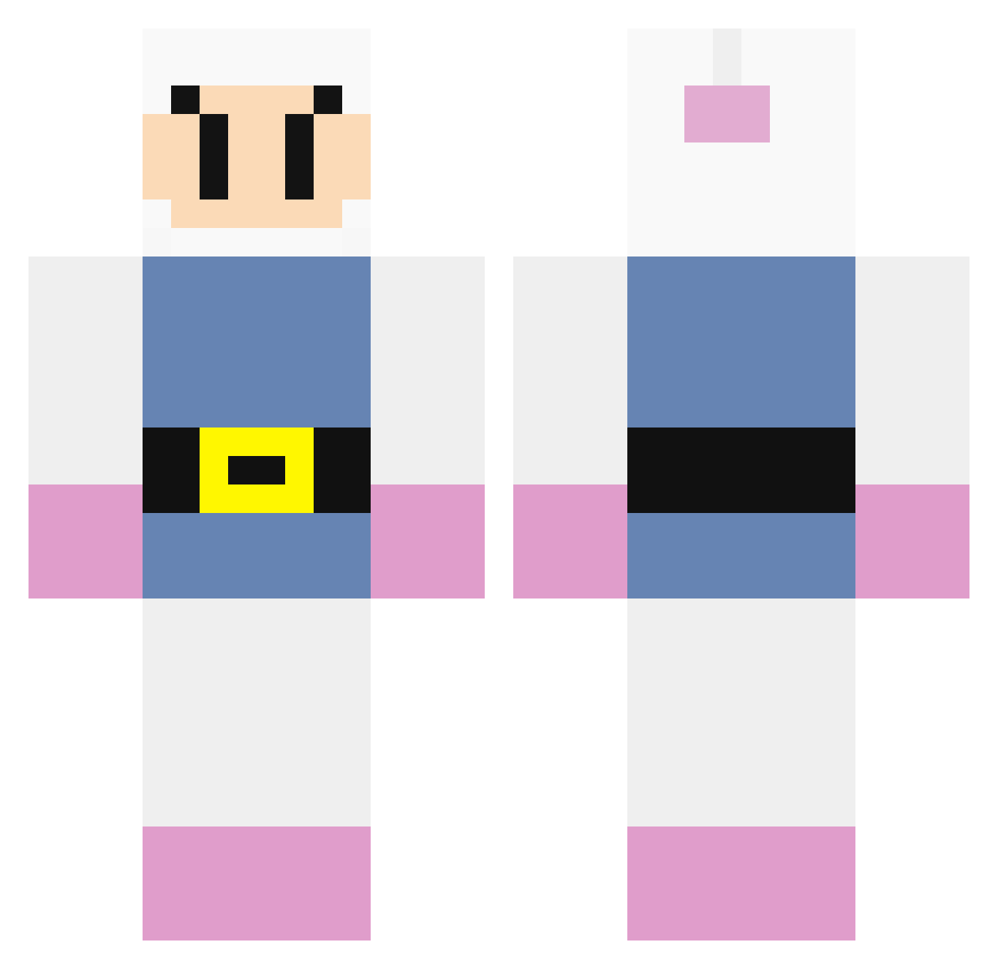 airanex_ Minecraft skin, front and back view