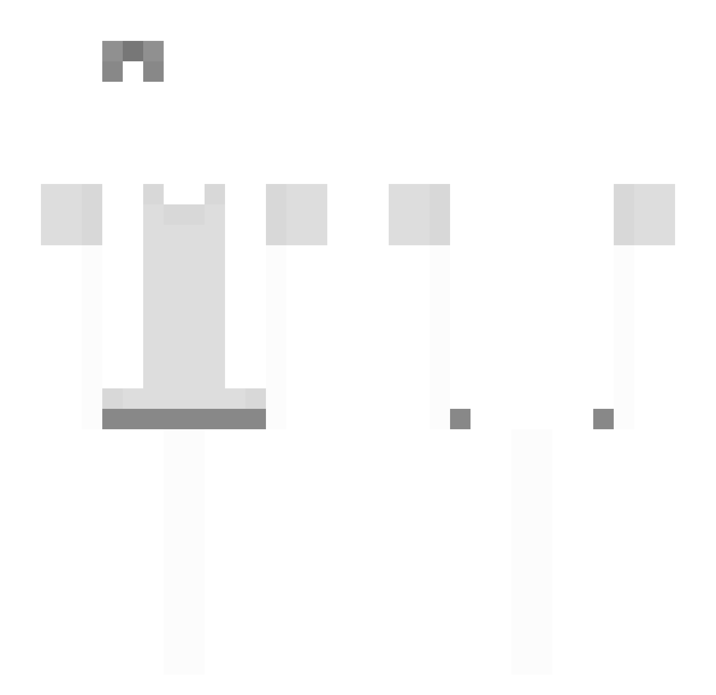 ecliss Minecraft skin, front and back view