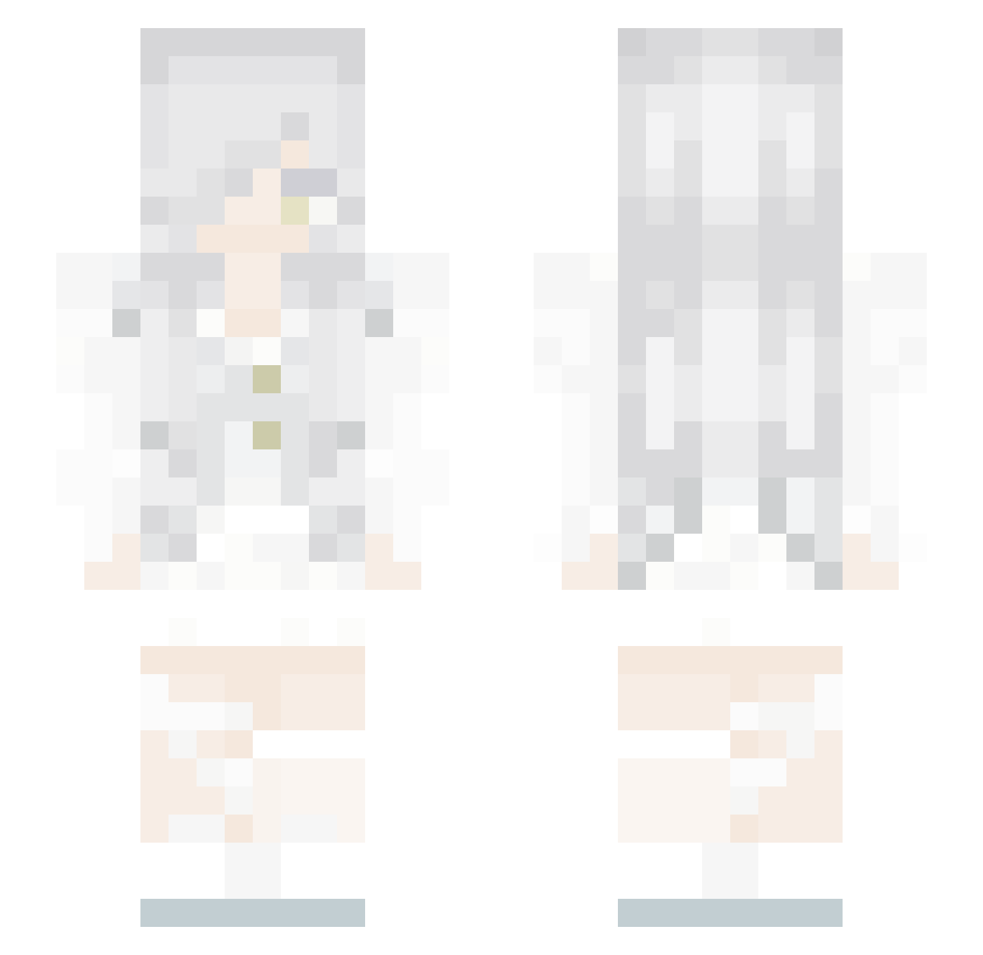 Auxienrt Minecraft skin, front and back view