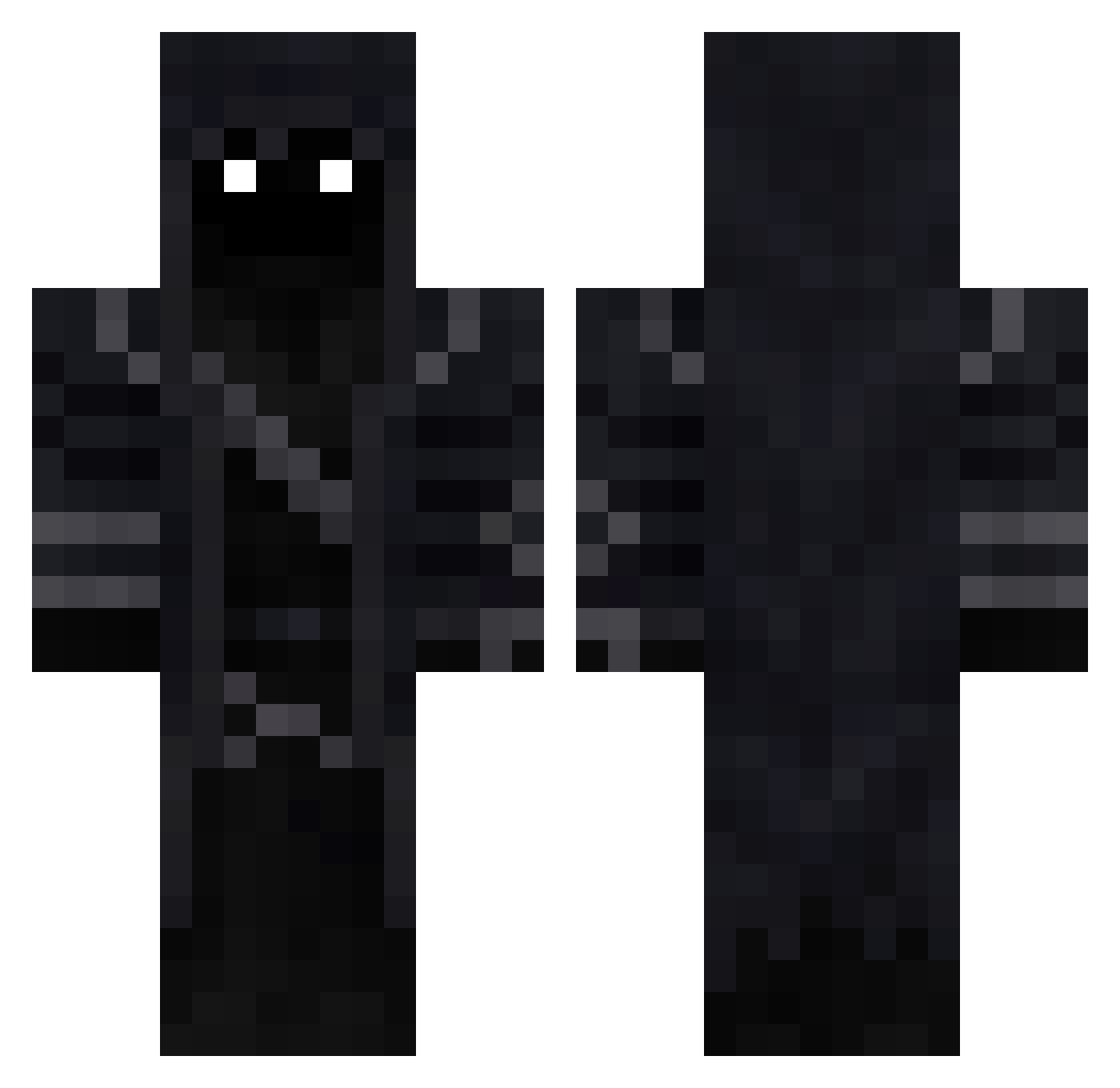 Lil_white_18 Minecraft skin, front and back view