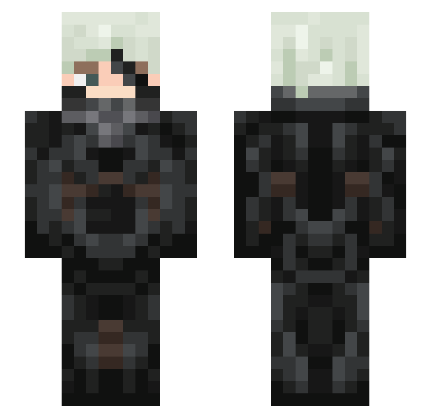 RatiaryRanger76 Minecraft skin, front and back view