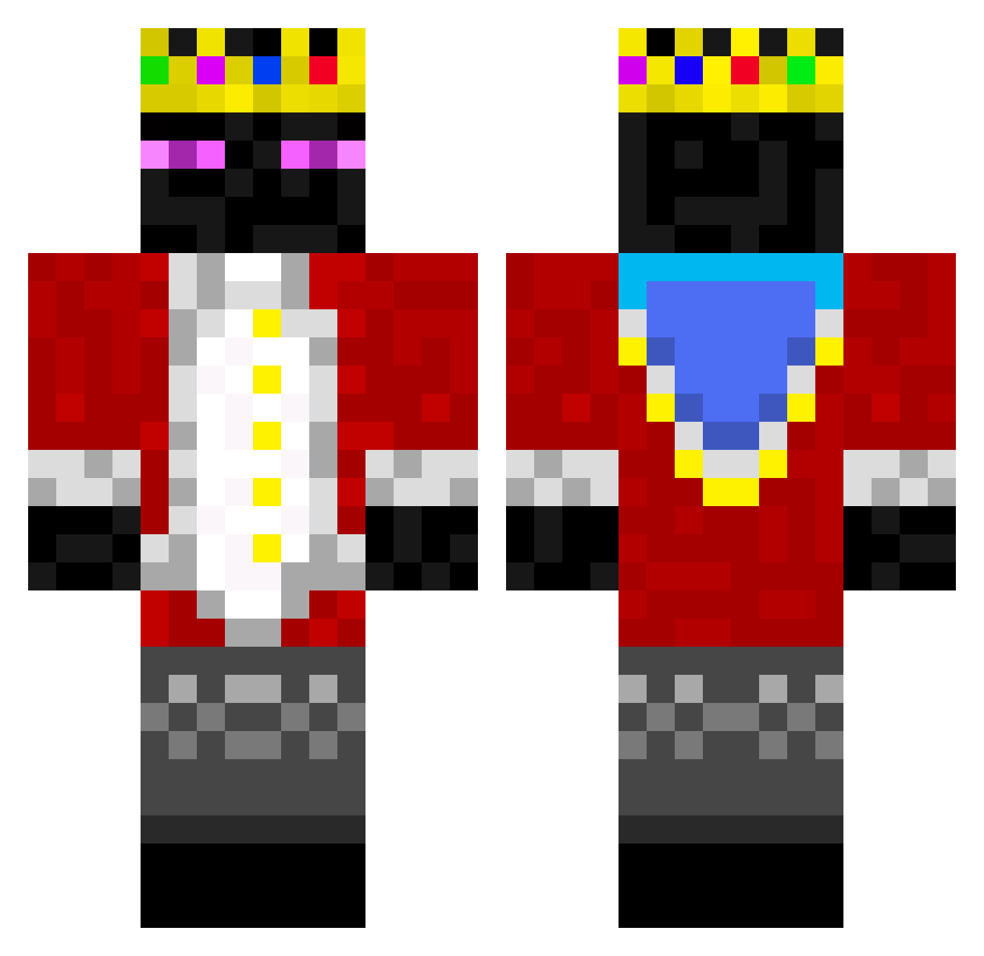 szymon123342 Minecraft skin, front and back view
