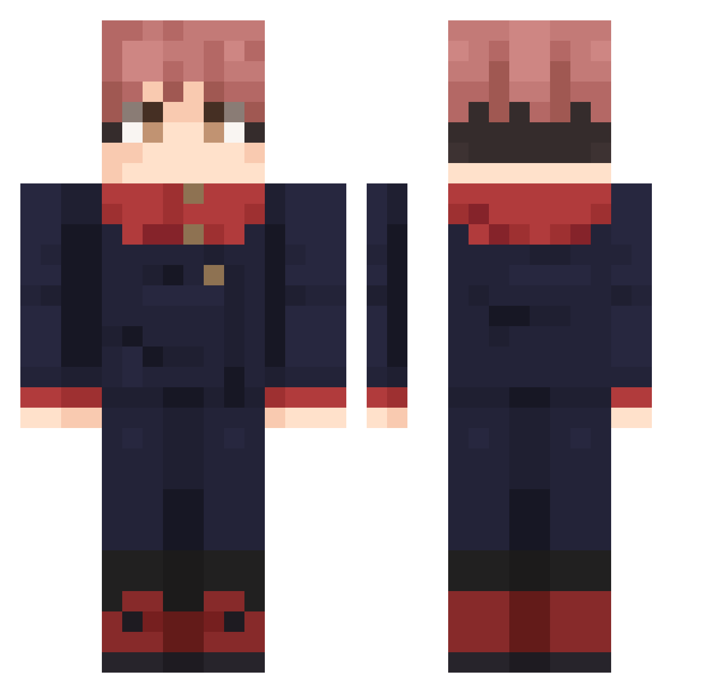 Simpex__ Minecraft skin, front and back view