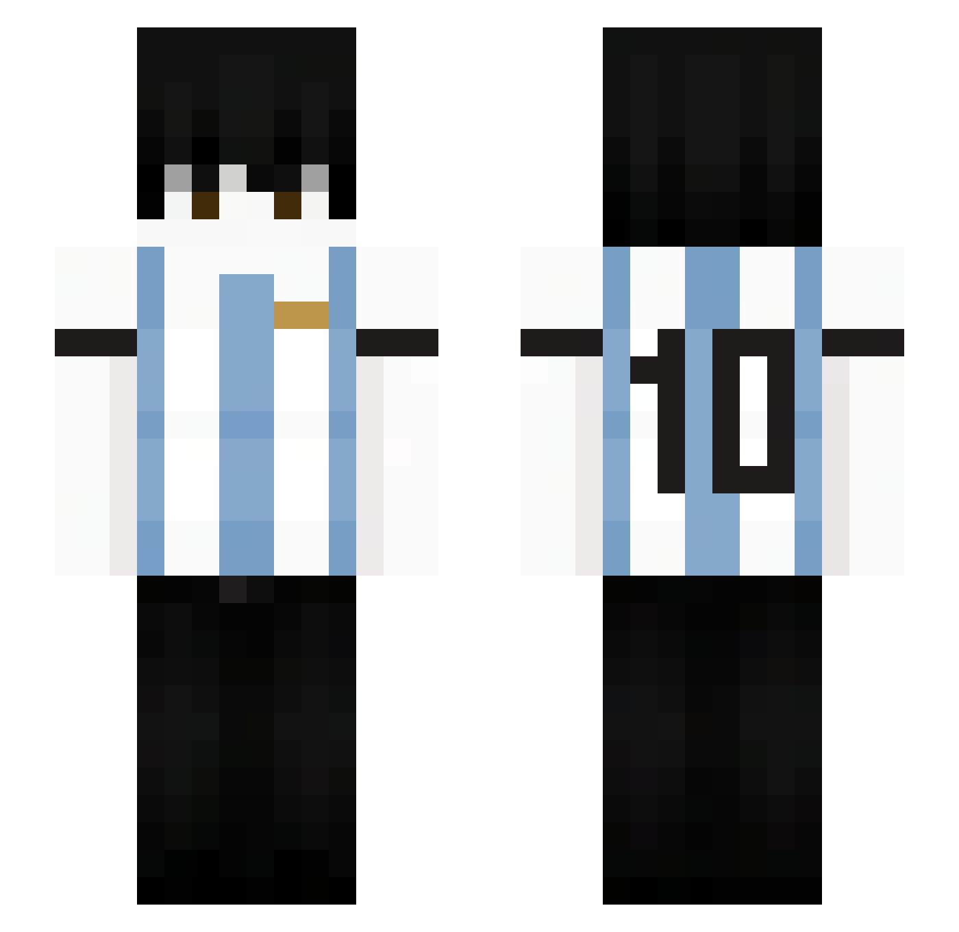kyh11 Minecraft skin, front and back view