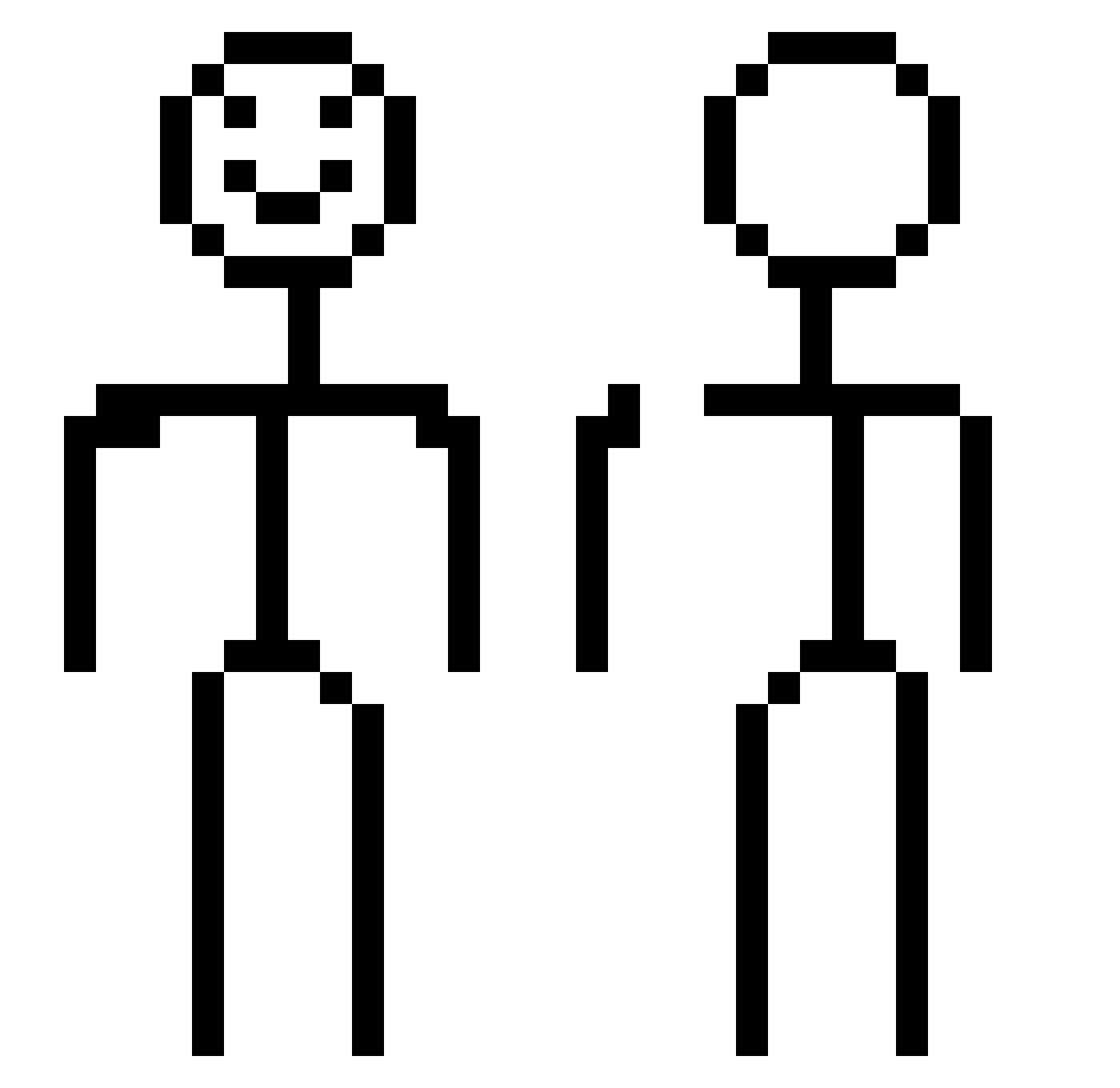derl0 Minecraft skin, front and back view