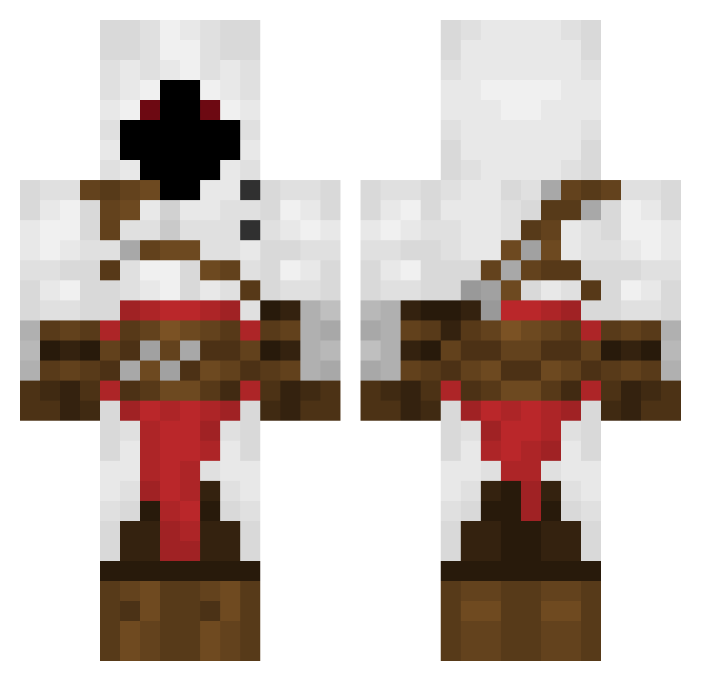 gatorface3211 Minecraft skin, front and back view