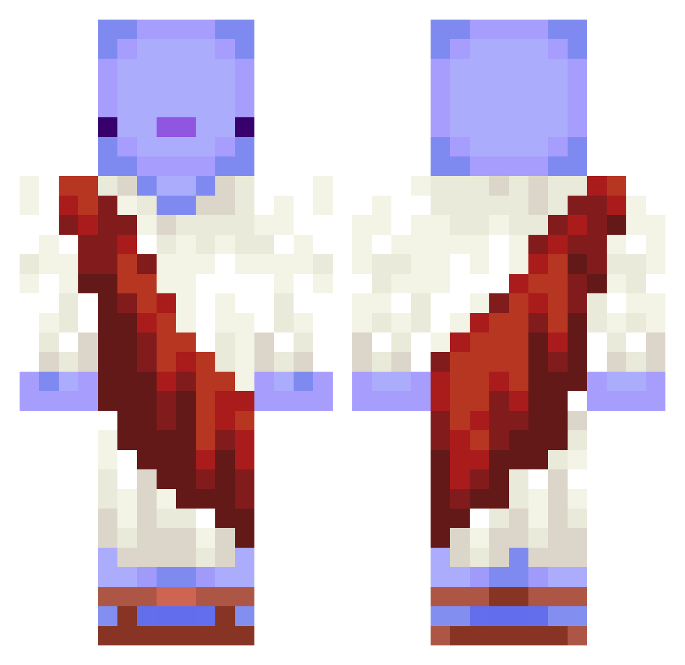 RANDOM_HUMAN933 Minecraft skin, front and back view