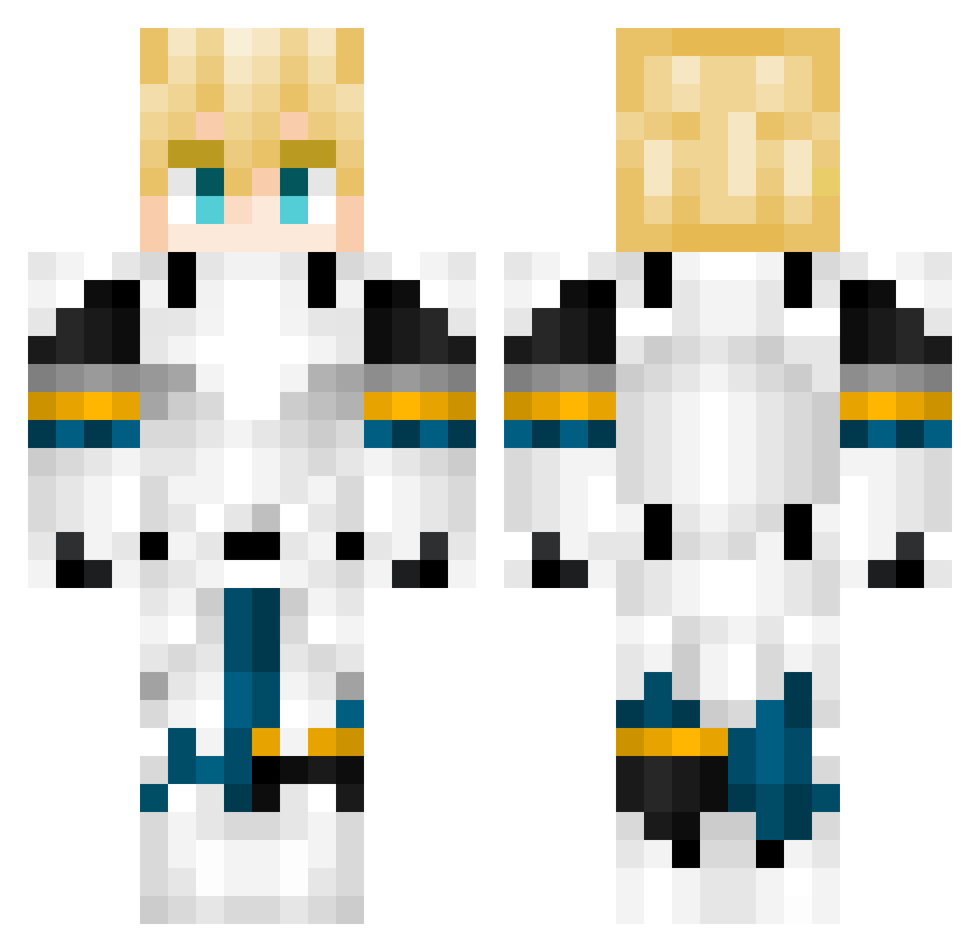 Phantom_MaxWell Minecraft skin, front and back view