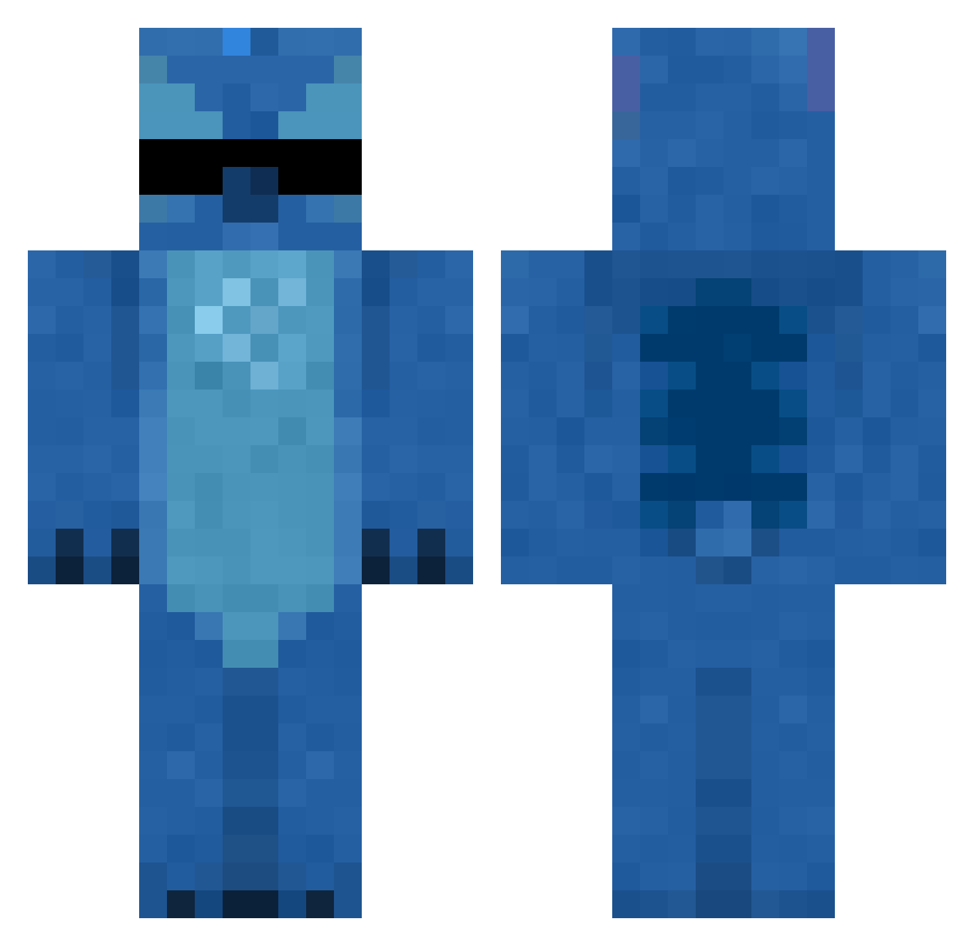 Schlossi__ Minecraft skin, front and back view