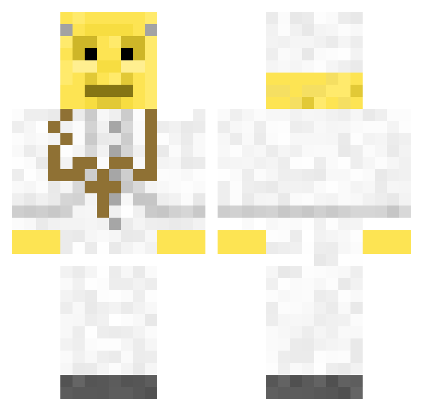 gallanonim333 Minecraft skin, front and back view