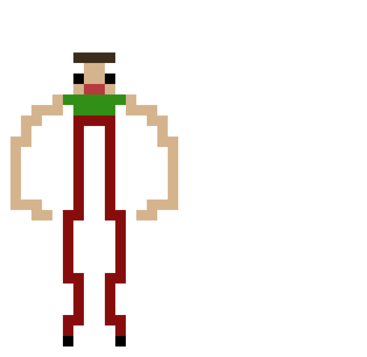 Grymsonite Minecraft skin, front and back view