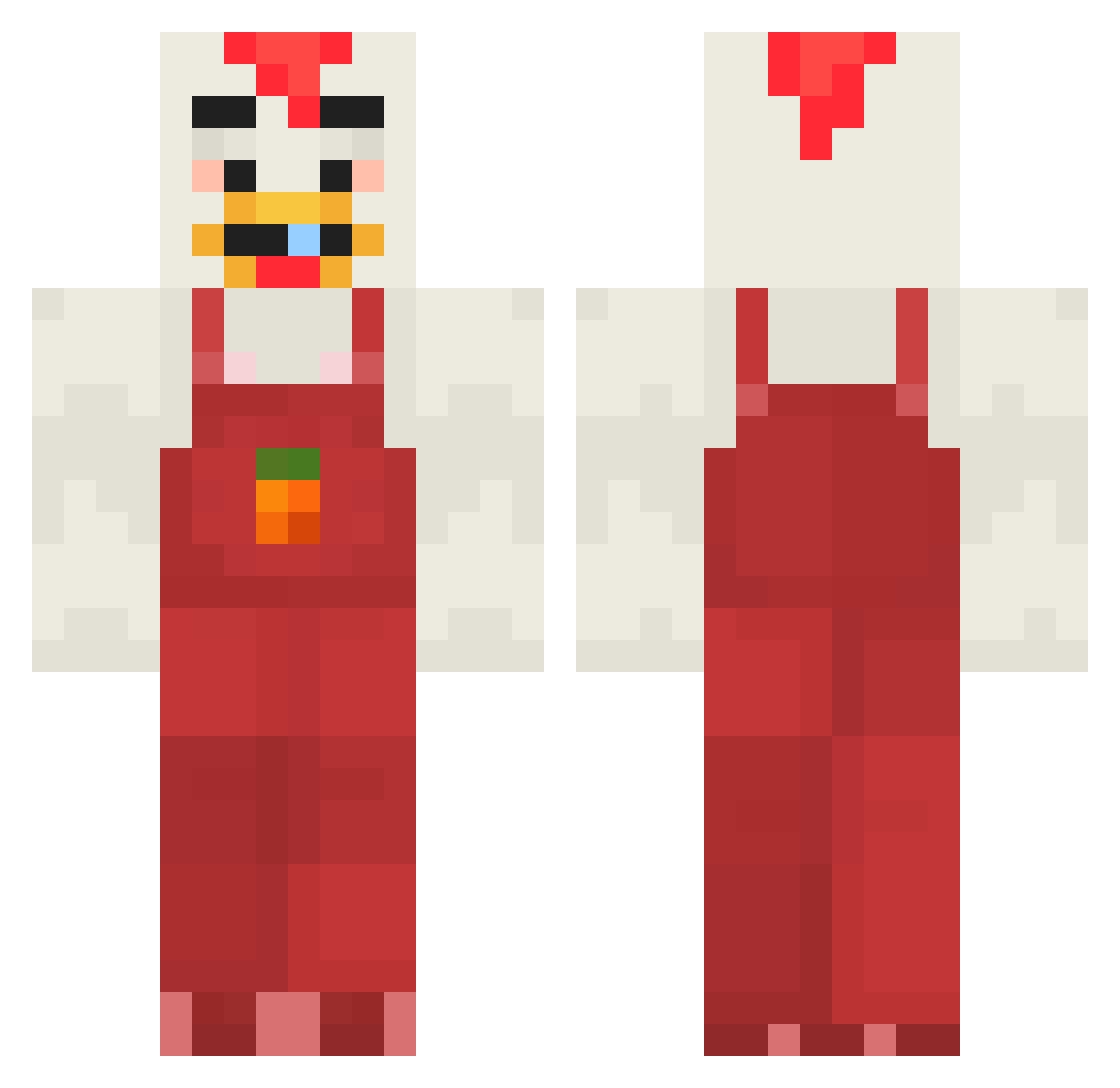 pengin_09 Minecraft skin, front and back view
