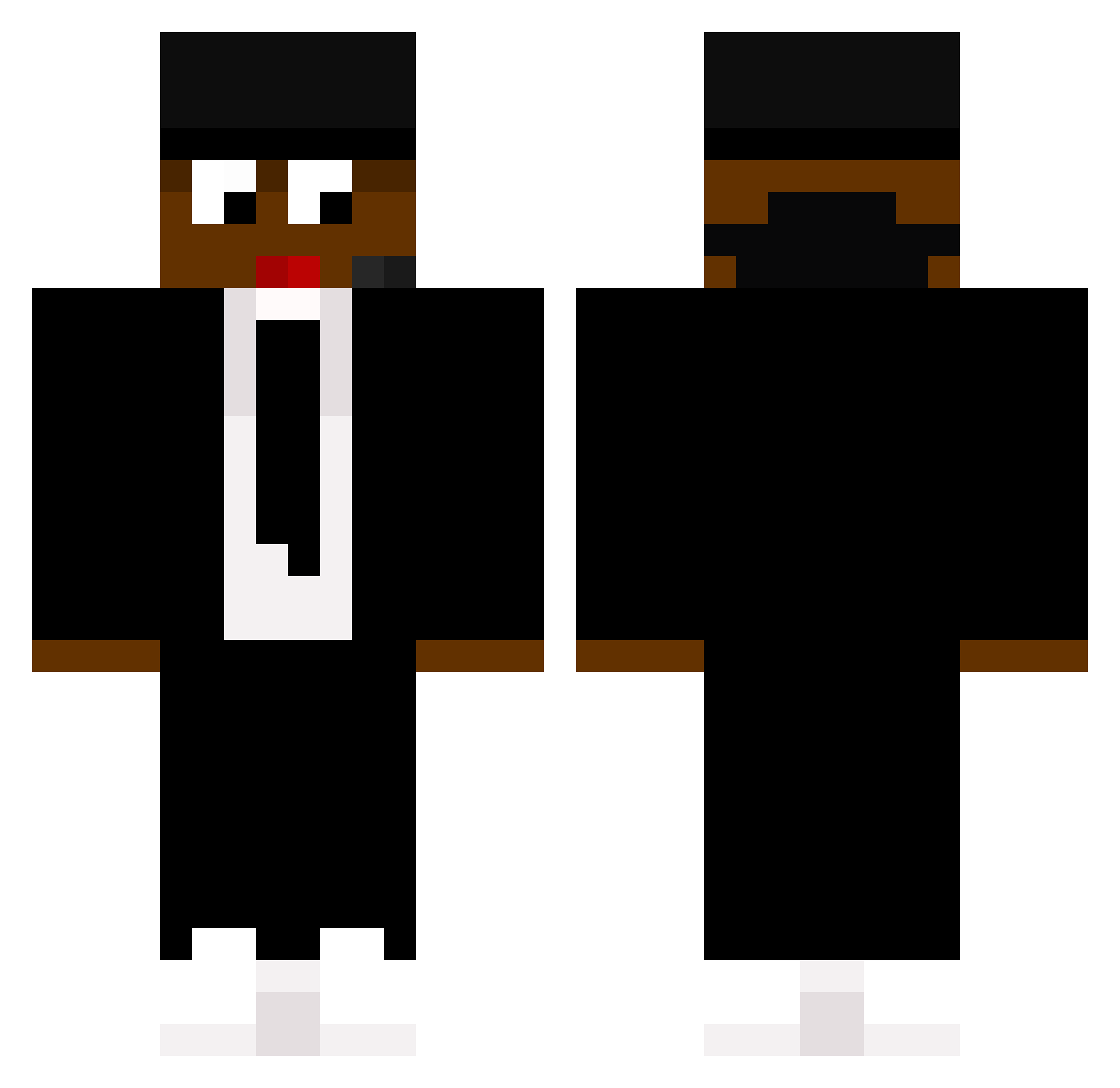JudaszZpogoni Minecraft skin, front and back view