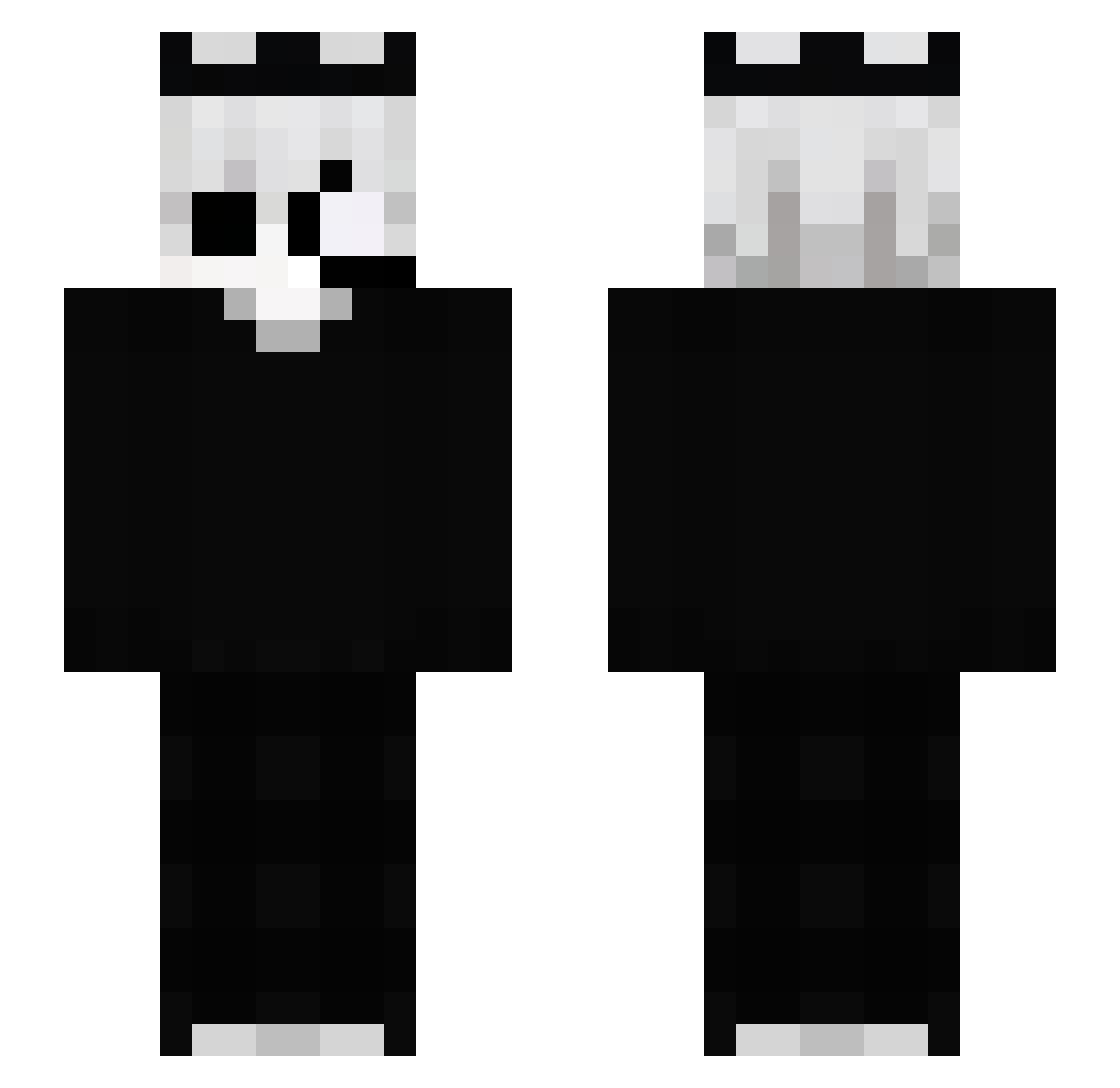 akymaa Minecraft skin, front and back view
