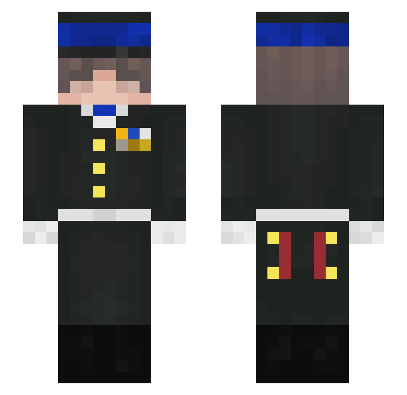 Super_Dookie_69 Minecraft skin, front and back view