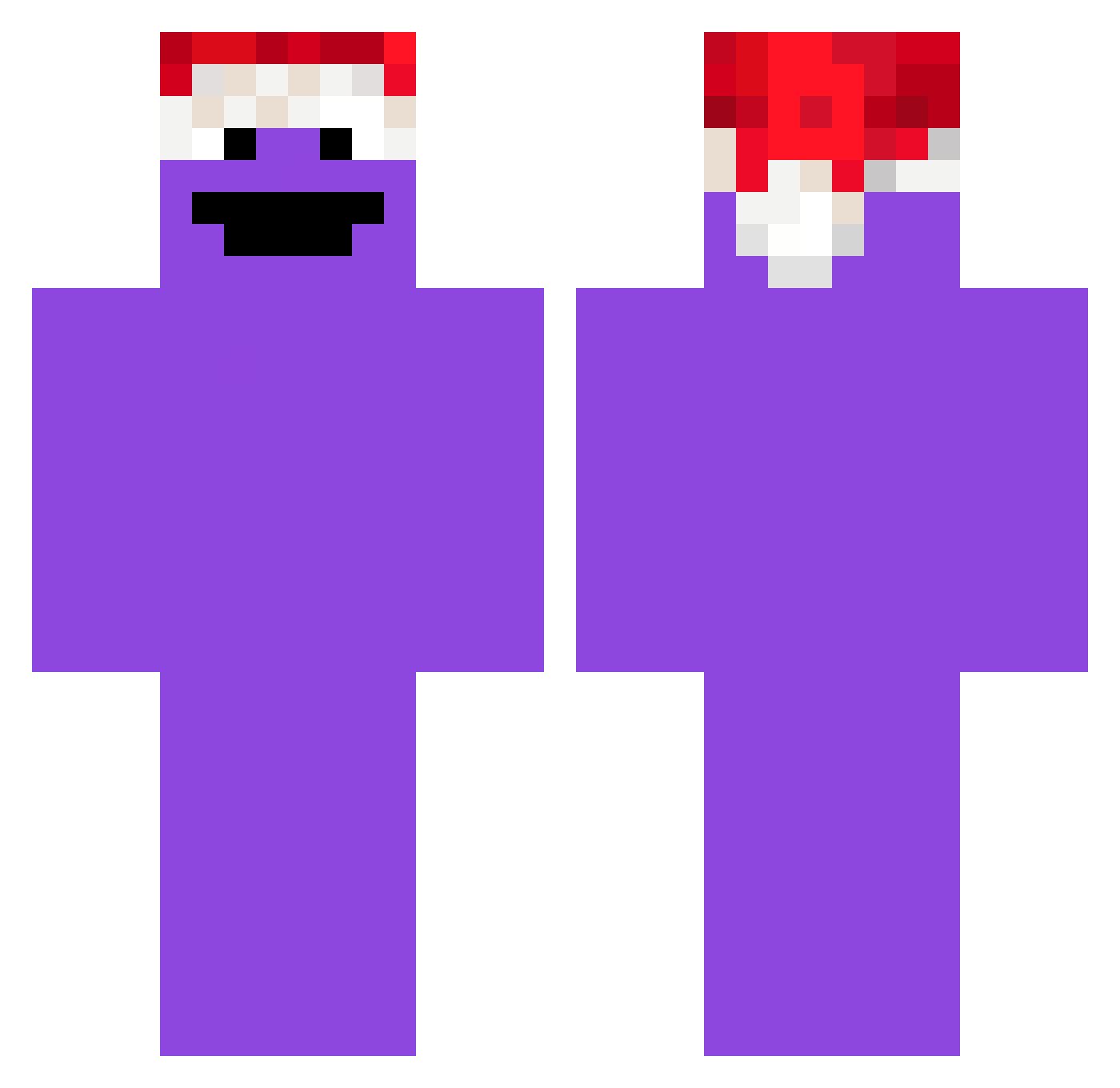 cambit24 Minecraft skin, front and back view