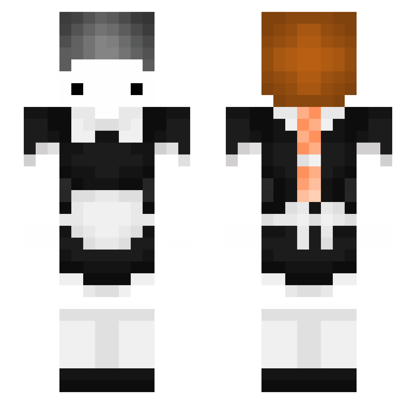 maxskiO_O Minecraft skin, front and back view