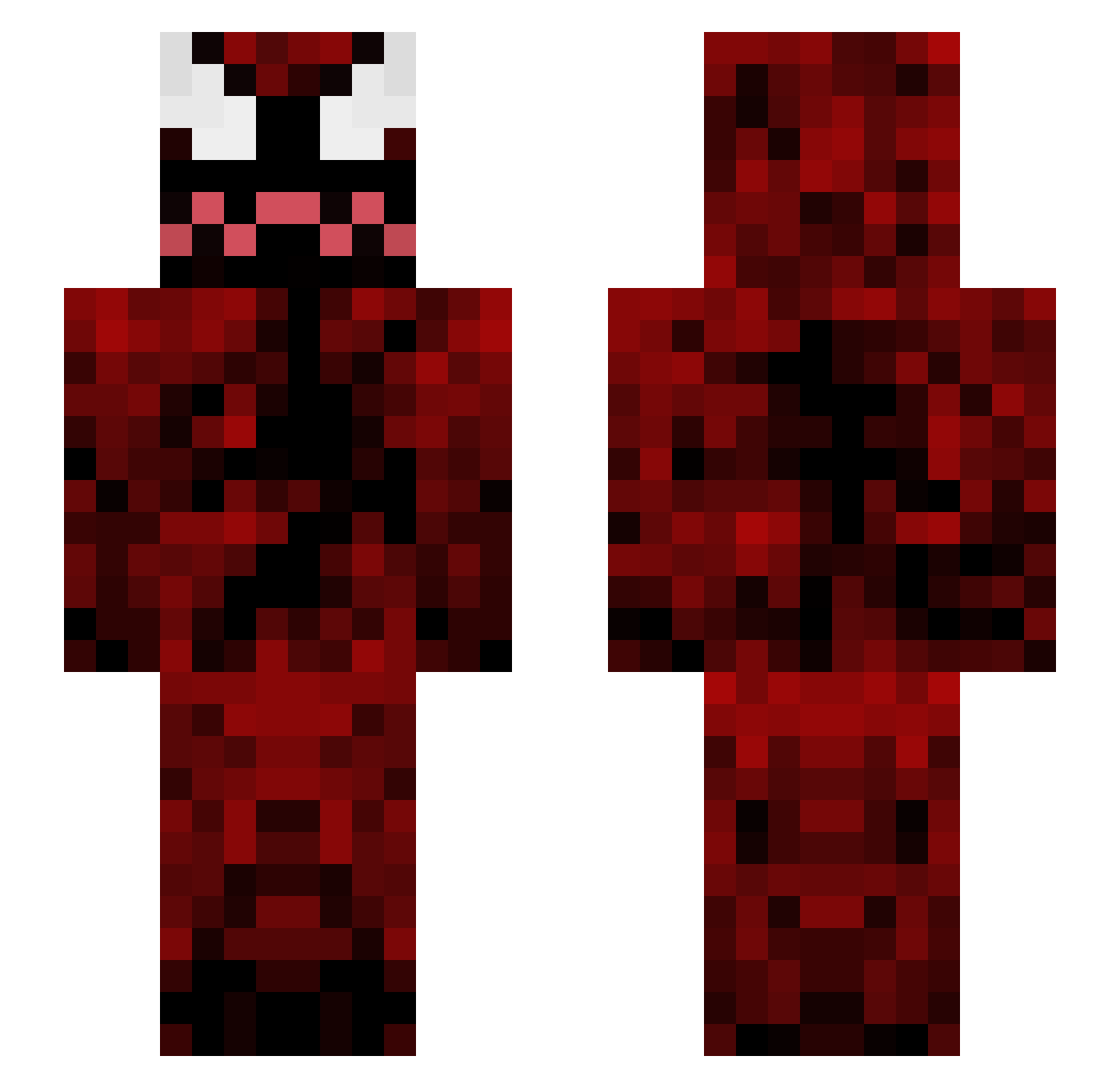 Queso_Bandito Minecraft skin, front and back view