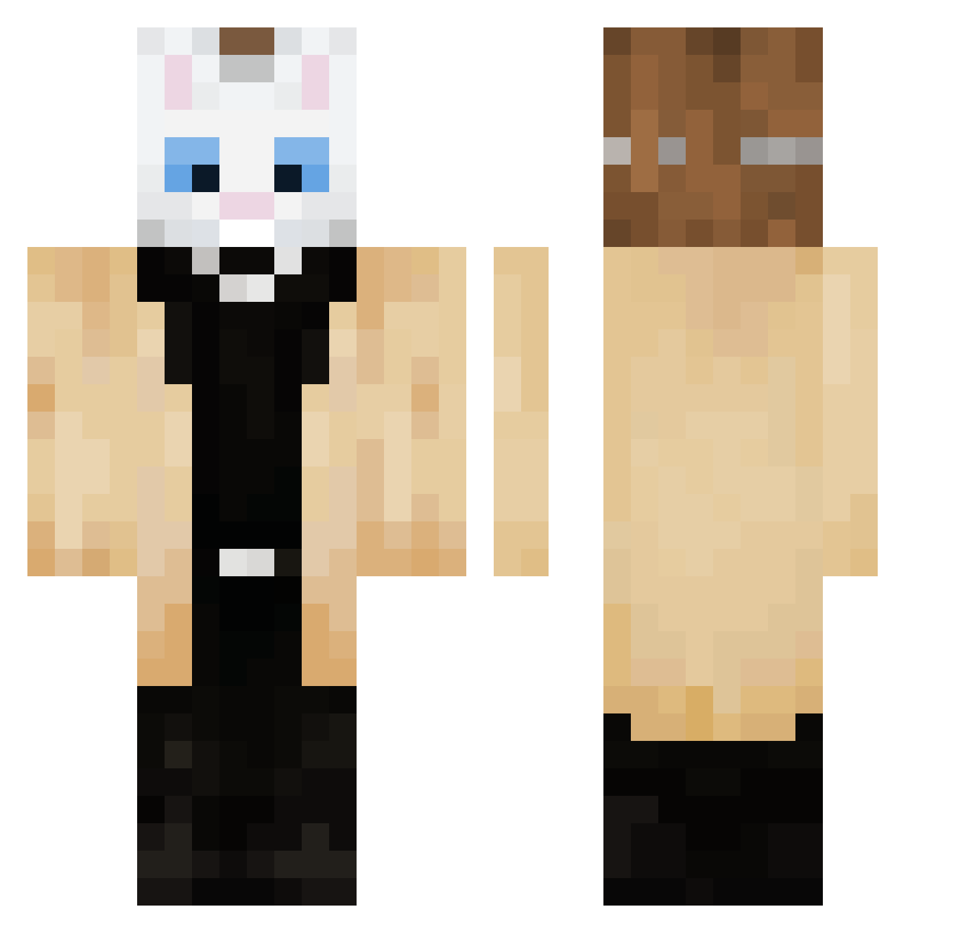 sebapolskaoo Minecraft skin, front and back view