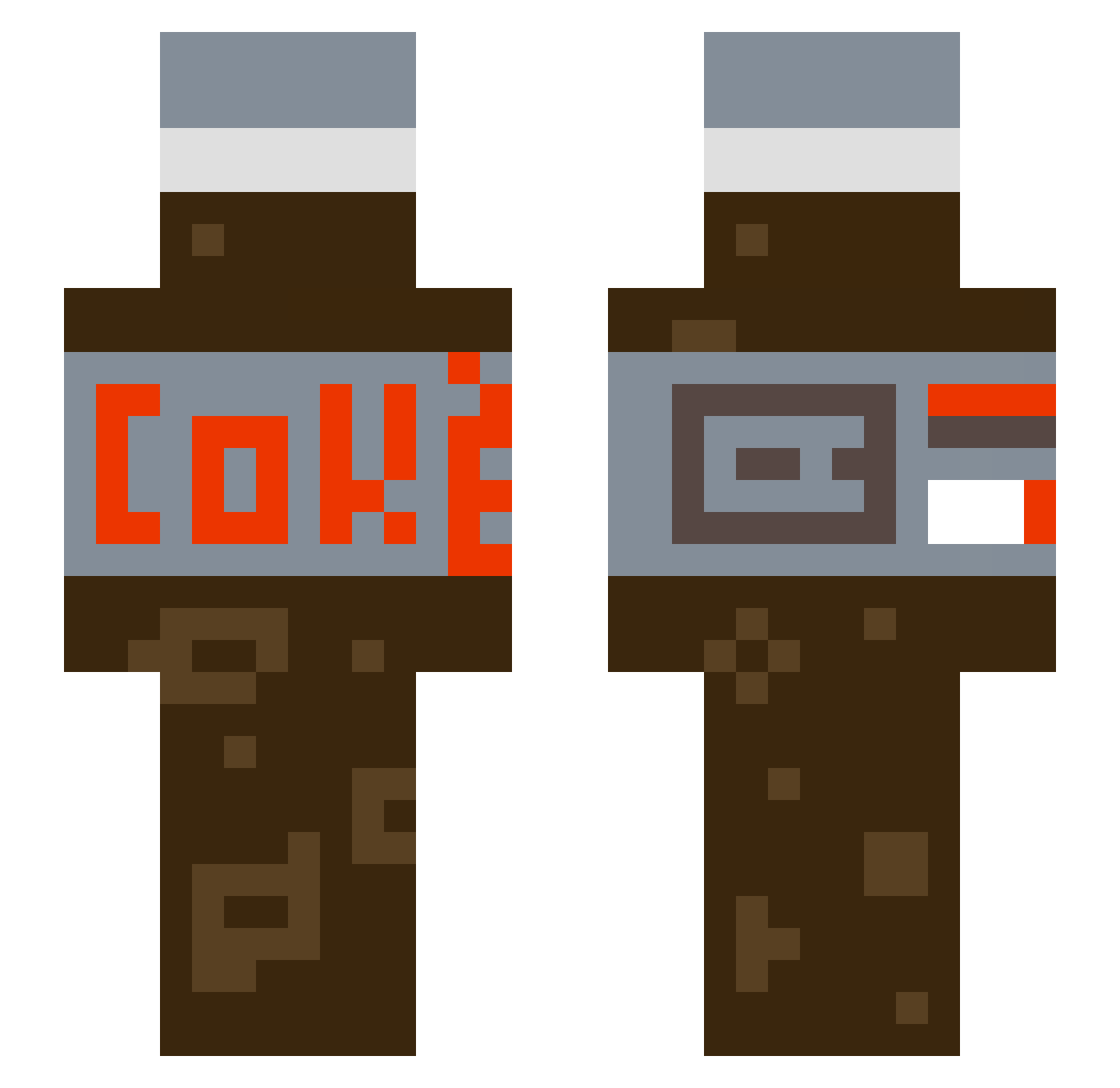alexi1017 Minecraft skin, front and back view