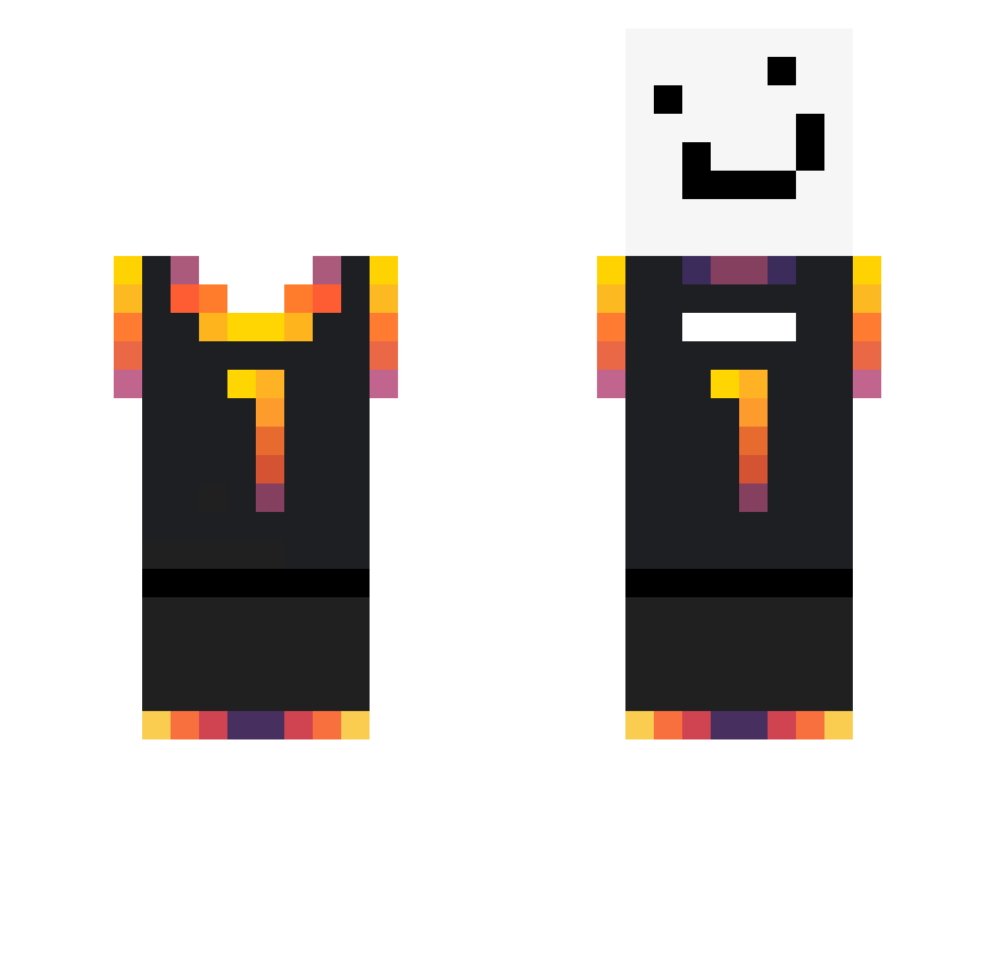 ethicalhooper_ Minecraft skin, front and back view