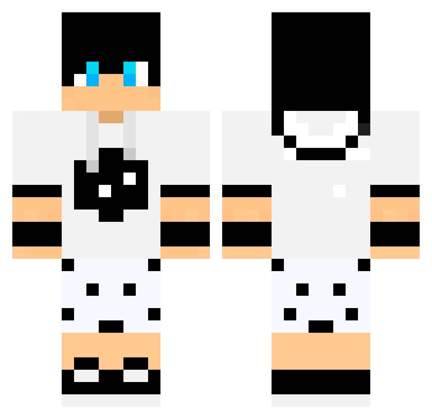 NkzTiago__ Minecraft skin, front and back view