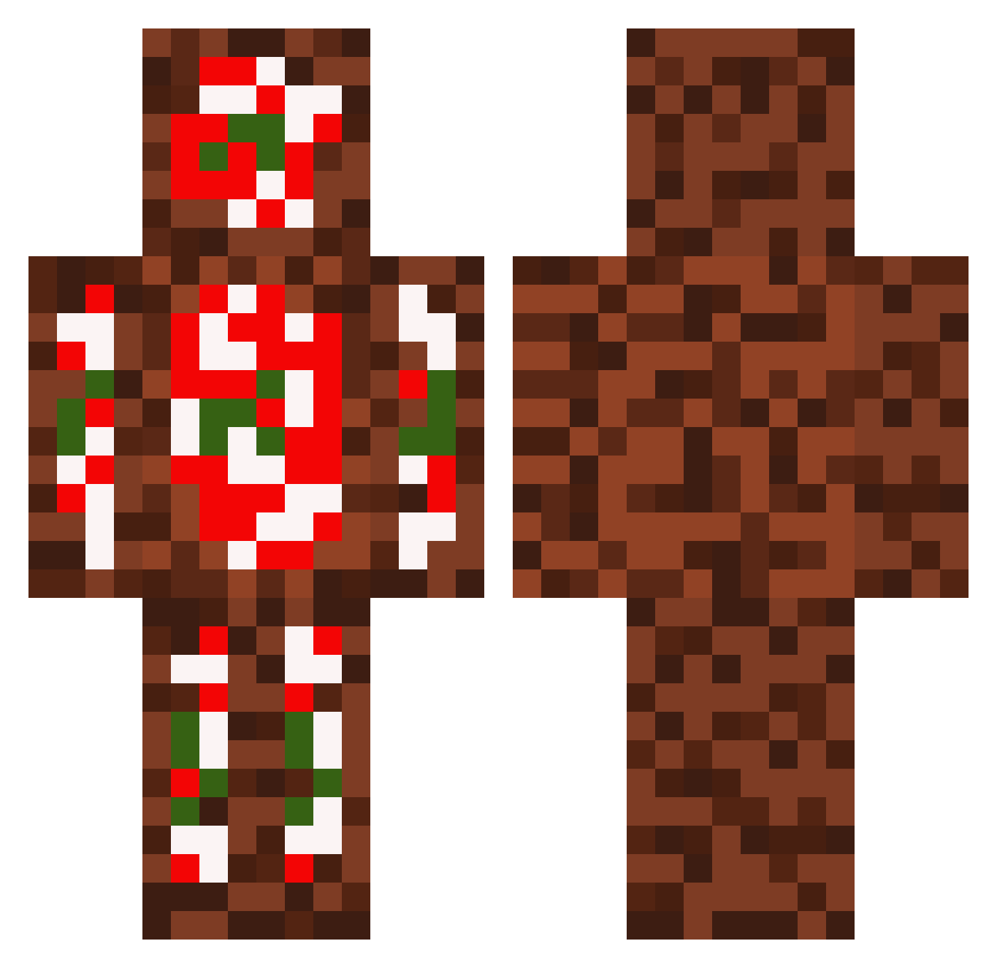 Ciruzzu_Gaming Minecraft skin, front and back view