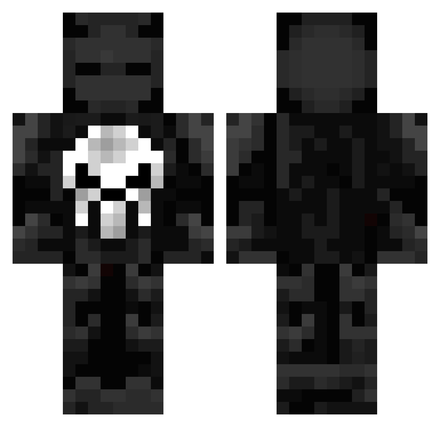 KatakiKurinshiku Minecraft skin, front and back view